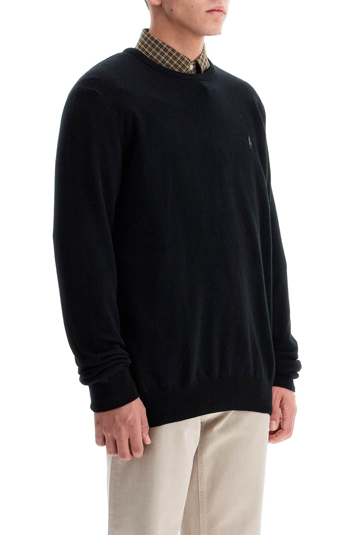 Polo Ralph Lauren Men's Wool Crewneck Sweater with Pony Embroidery image 1