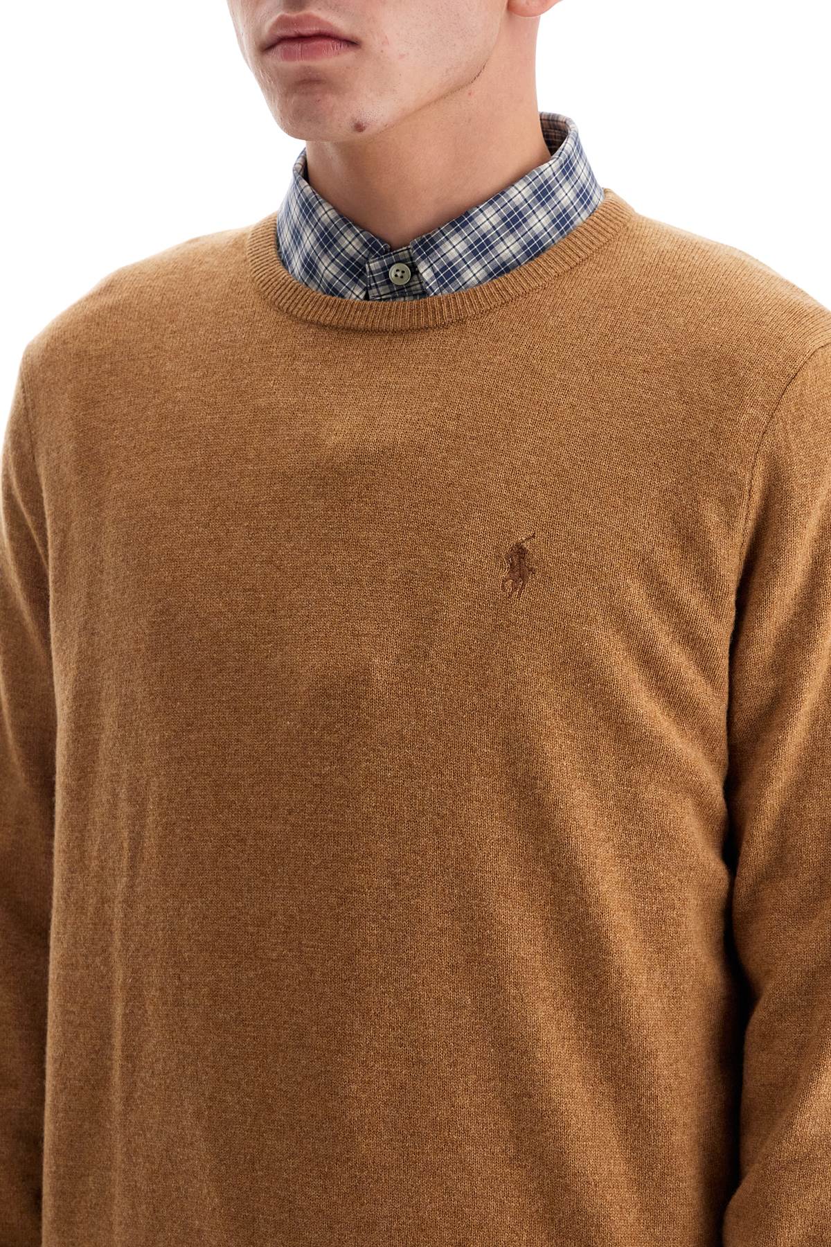 Polo Ralph Lauren Men's Wool Crewneck Sweater with Pony Embroidery image 3