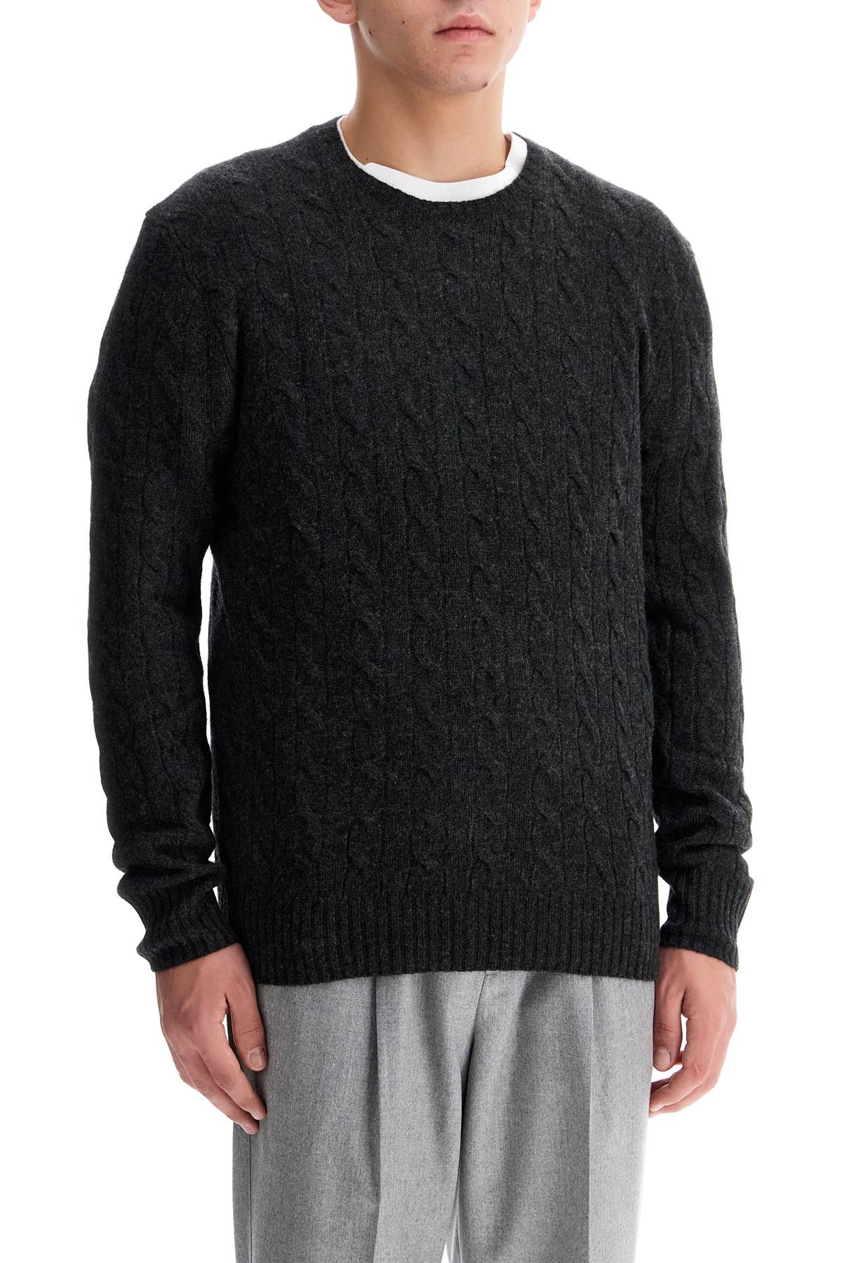 Polo Ralph Lauren Cable Knit Wool-Cashmere Sweater for Men image 1