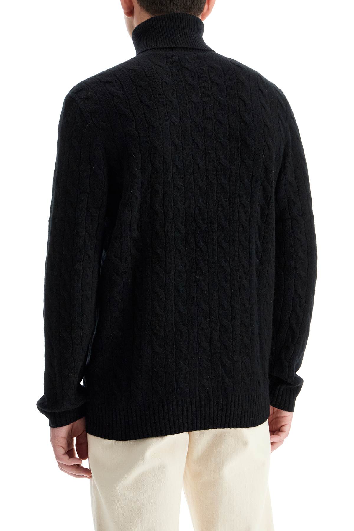 Polo Ralph Lauren Cable-Knit Wool & Cashmere Turtleneck Sweater image 2