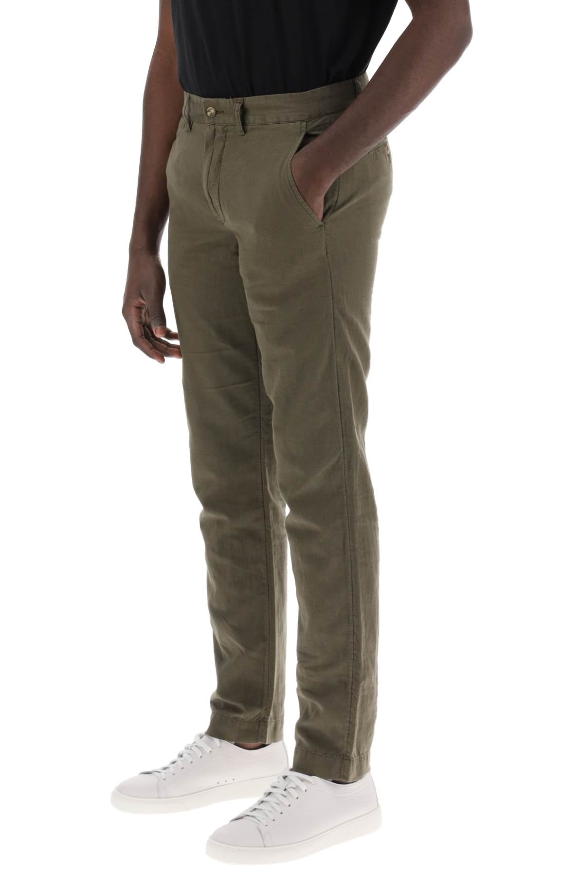 Polo Ralph Lauren linen and cotton blend pants for image 3