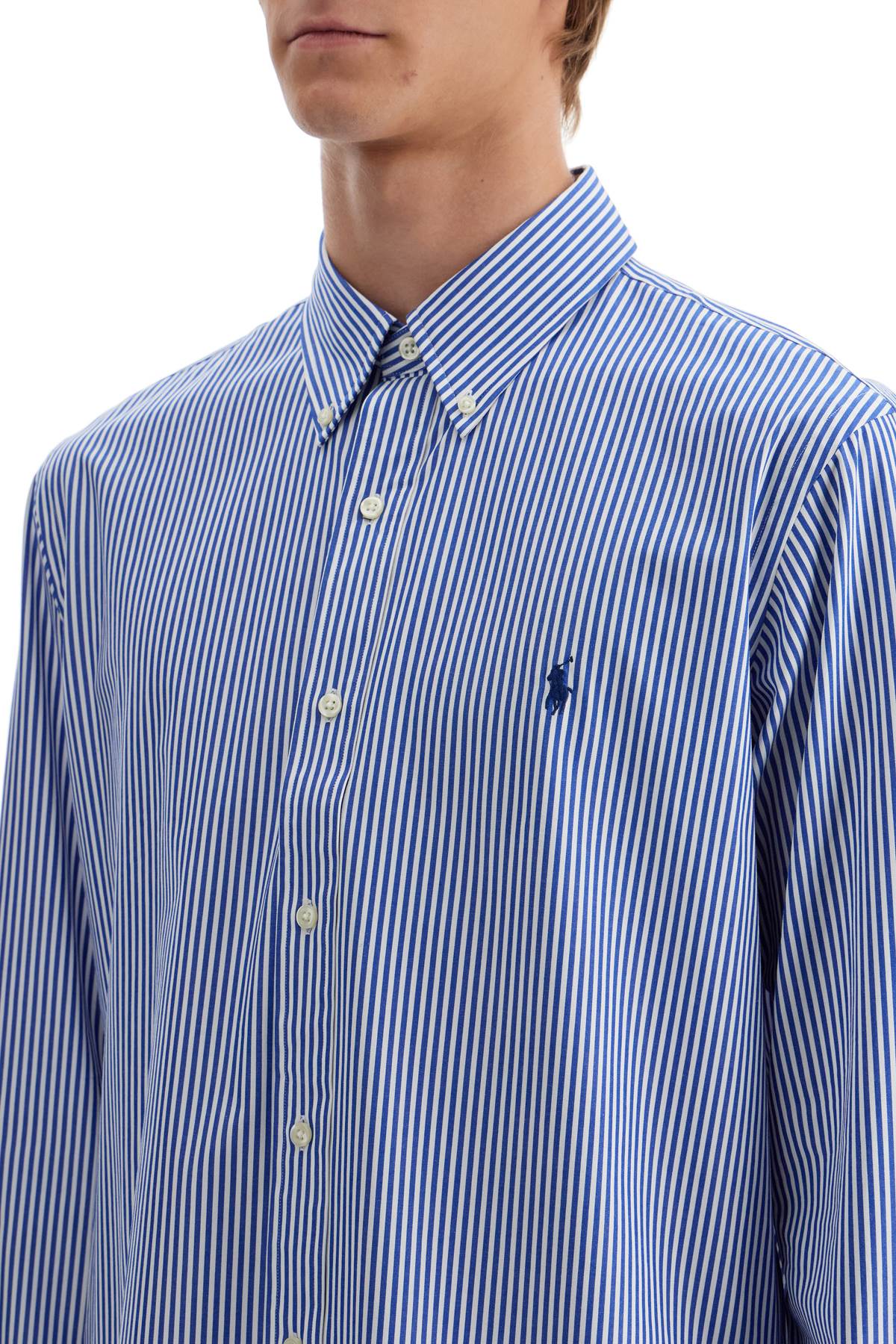 Polo Ralph Lauren 'striped stretch poplin shirt with image 3