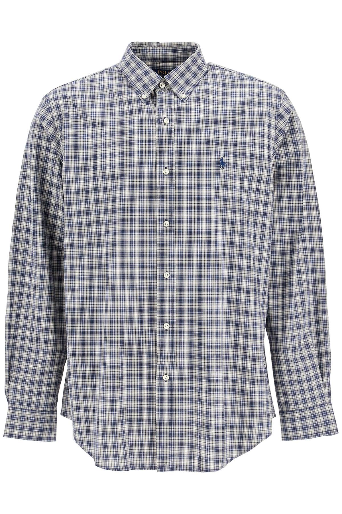 Polo Ralph Lauren Custom Fit Stretch Cotton Shirt with Tartan Pattern image 0