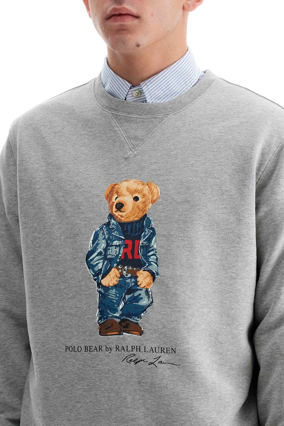 Polo Ralph Lauren Men's Polo Bear Crewneck Sweatshirt image 3