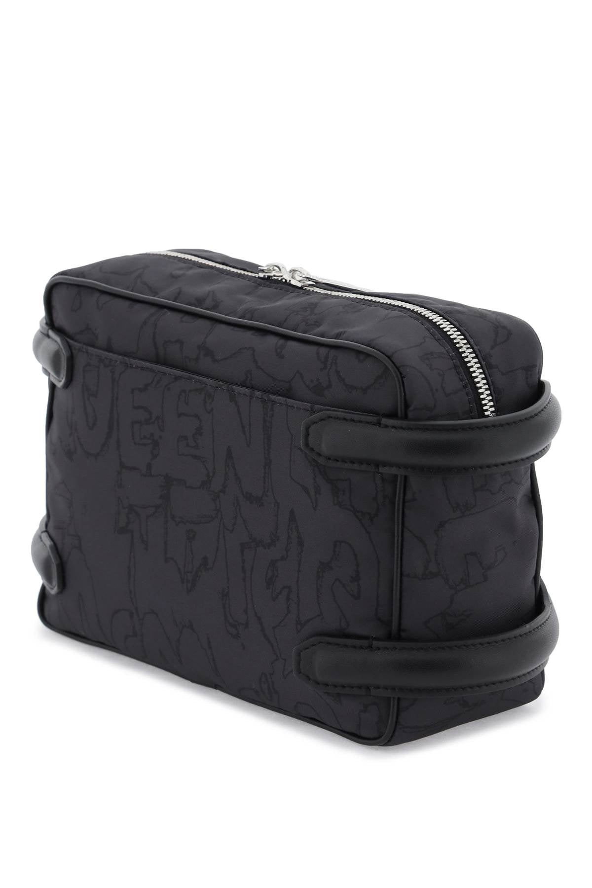 Alexander McQueen Graffiti Print Camera Bag with Harness Detail image 1