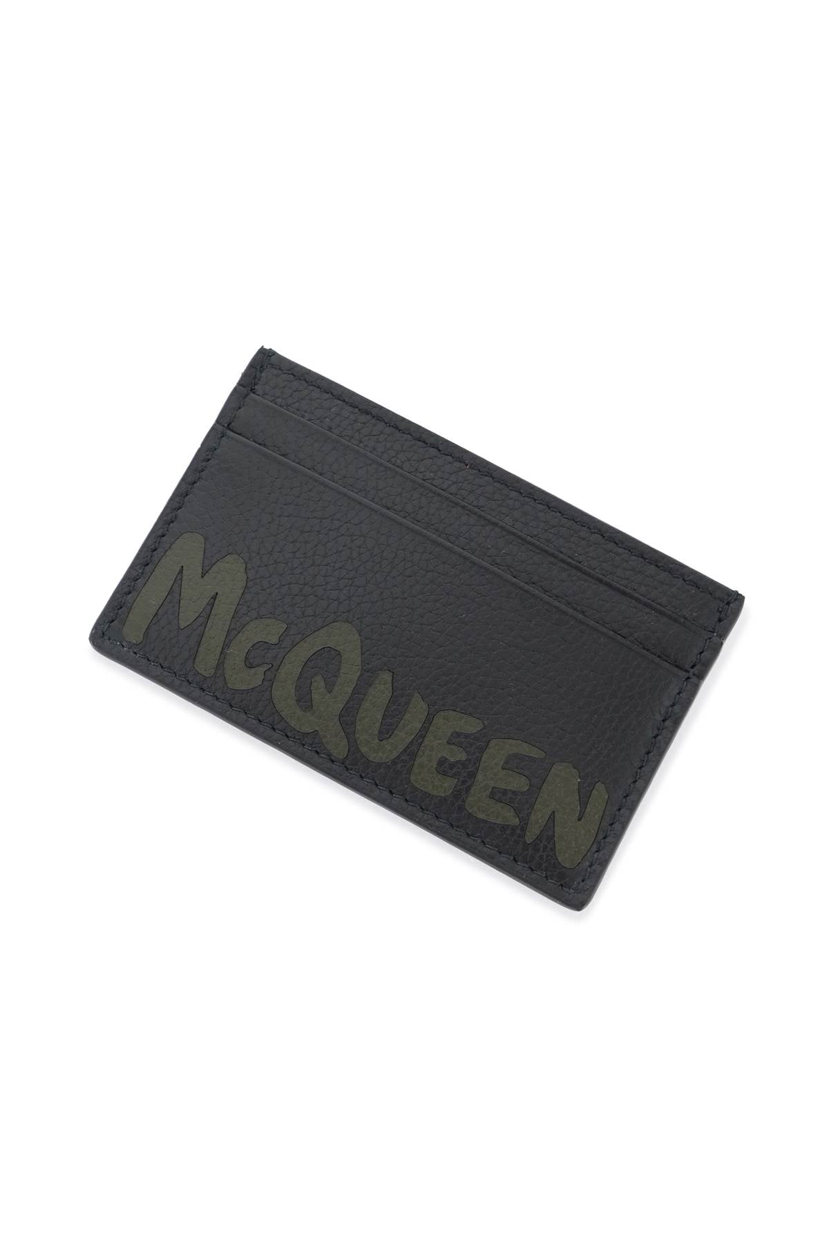 Alexander McQueen Graffiti Leather Cardholder image 1