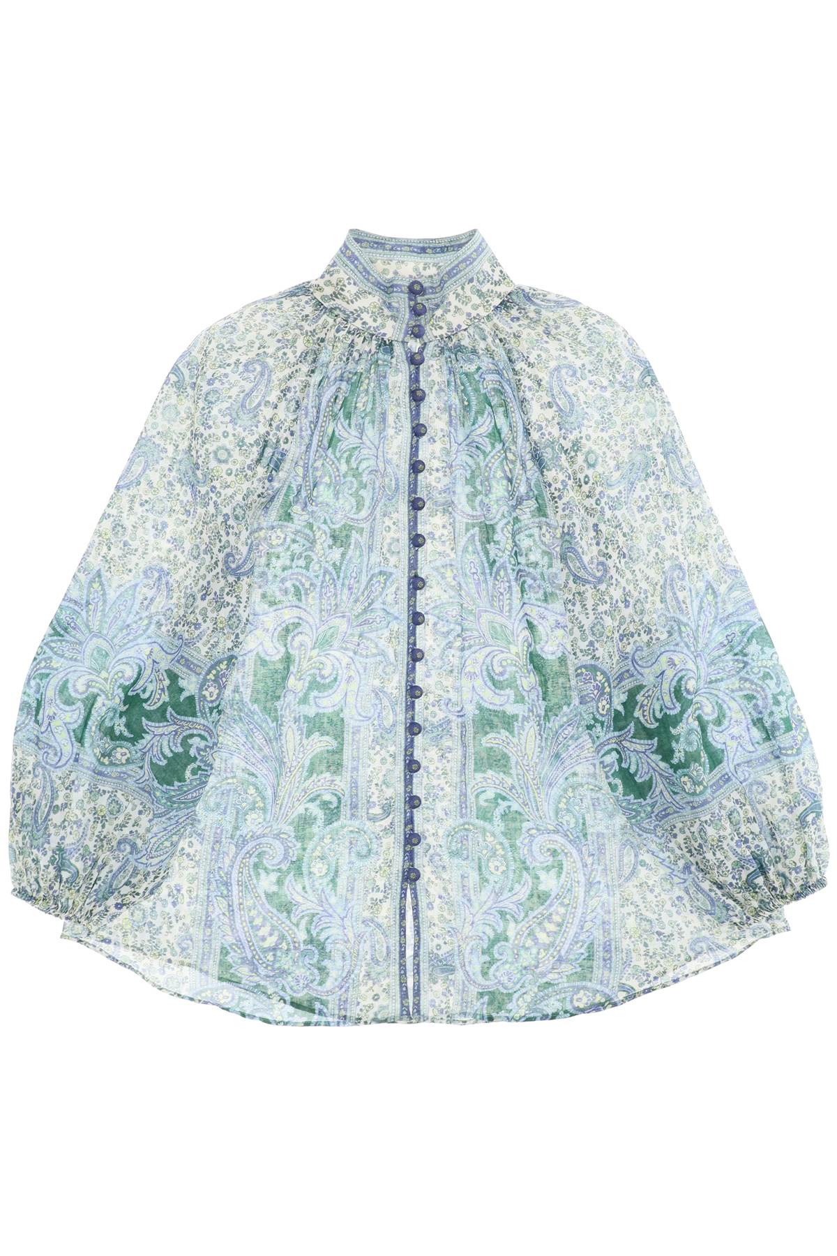 Zimmermann Billowy Ottie Blouse - Paisley Print image 0