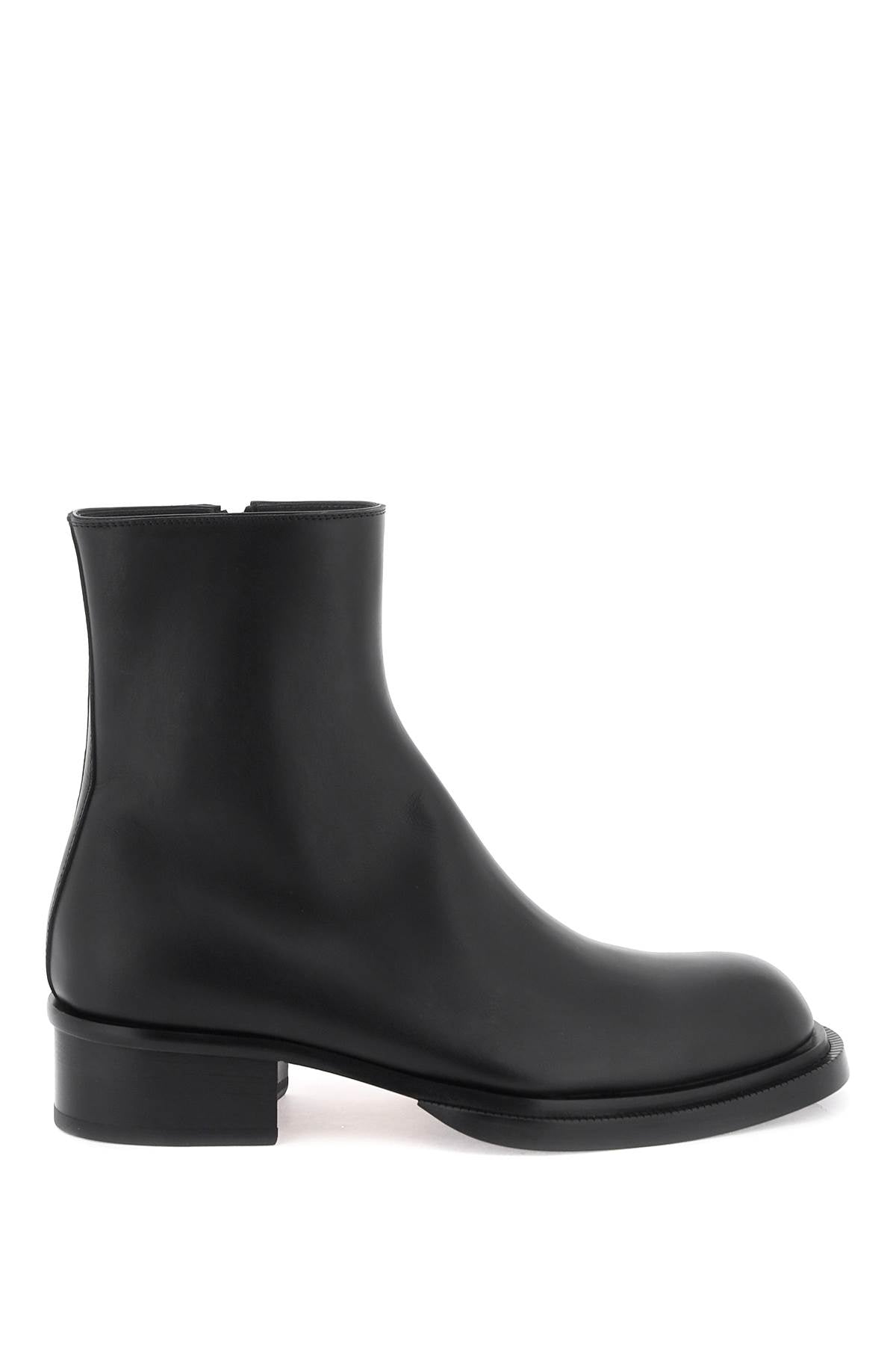 Alexander Mcqueen cuban stack ankle boots image 0