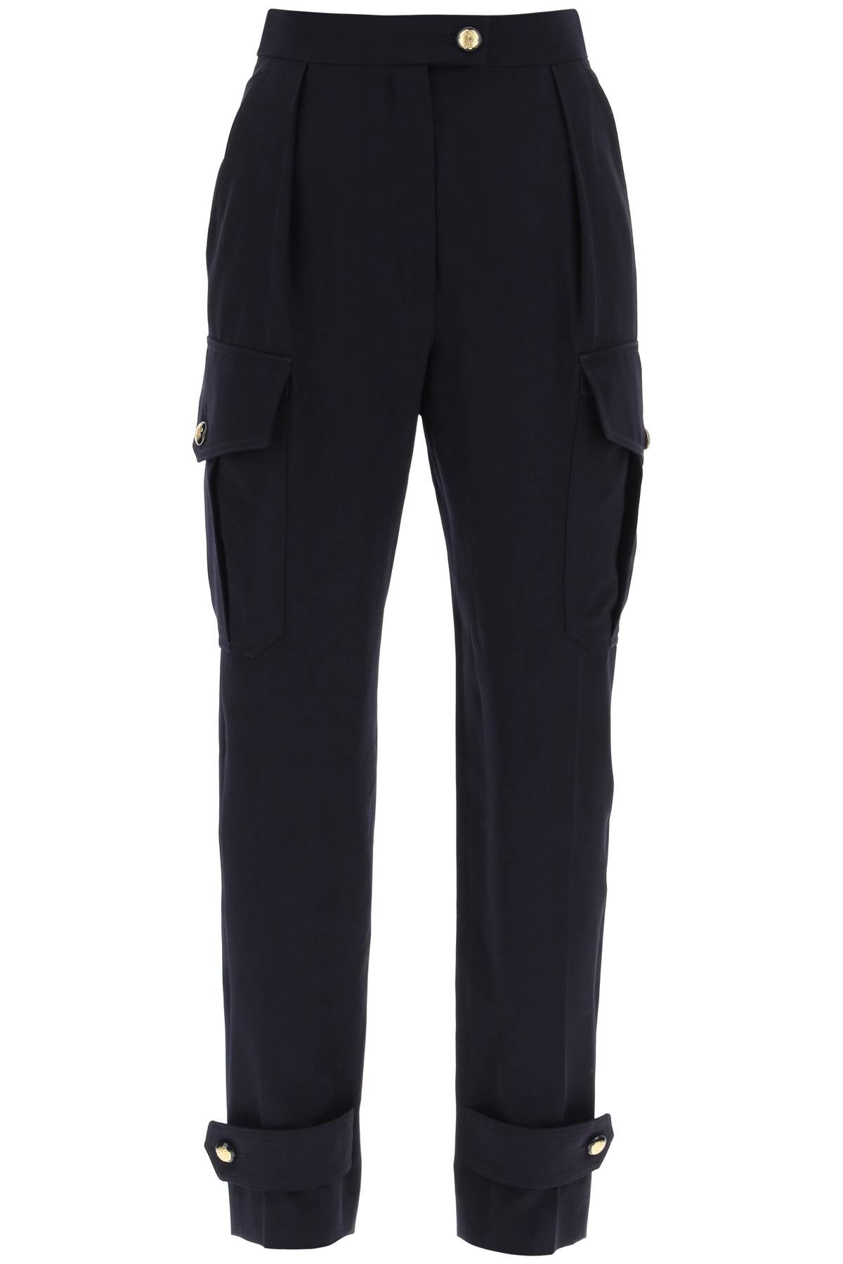 Alexander Mcqueen wool cotton cargo pants image 0