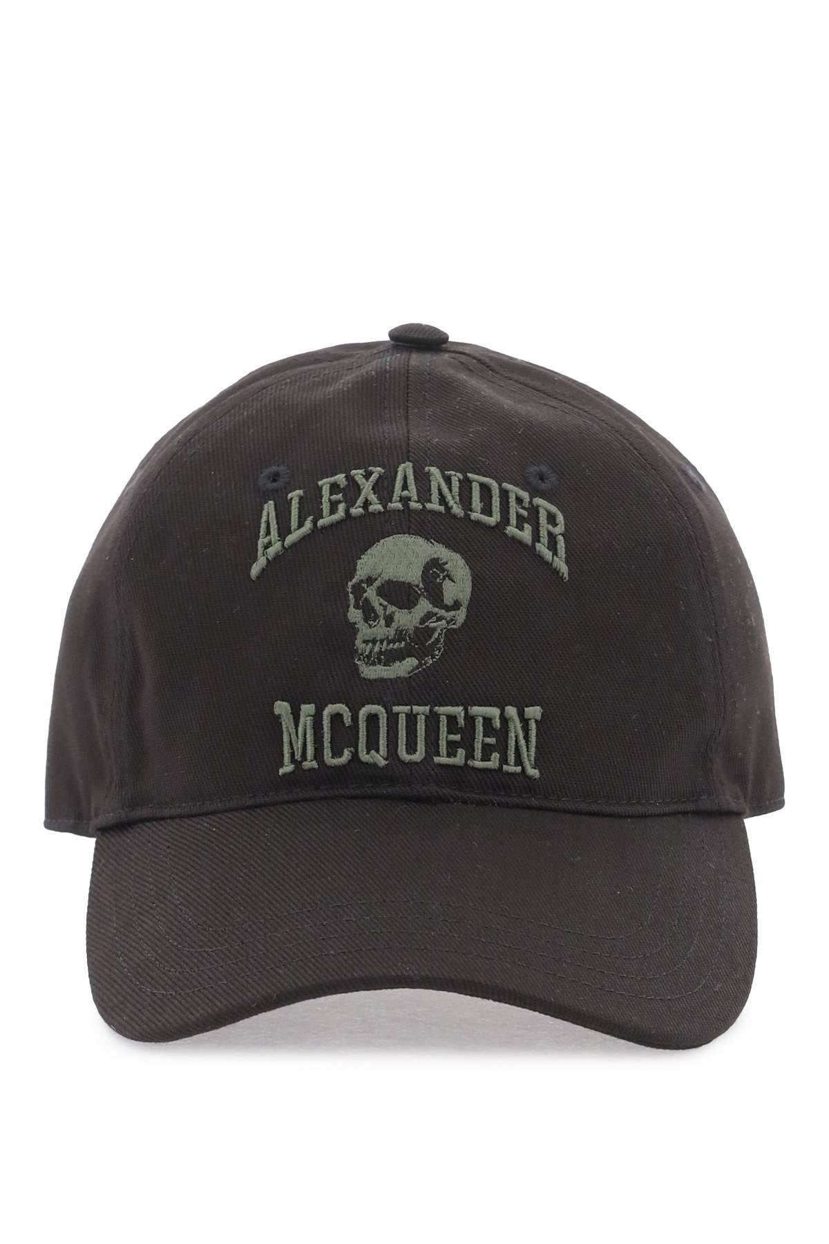 Alexander Mcqueen varsity skull baseball cap image 0