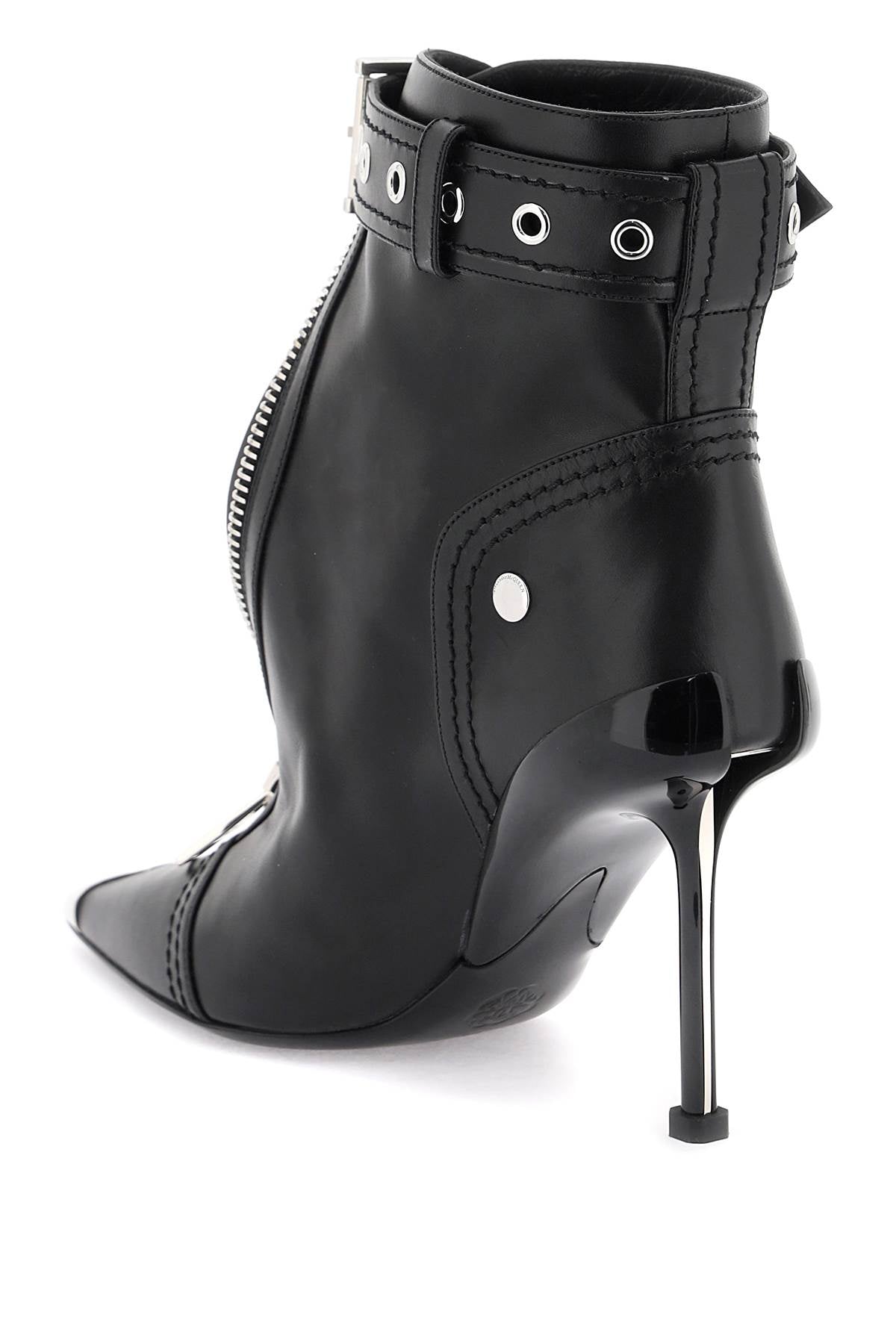 Alexander Mcqueen 'slash biker' ankle boots image 2