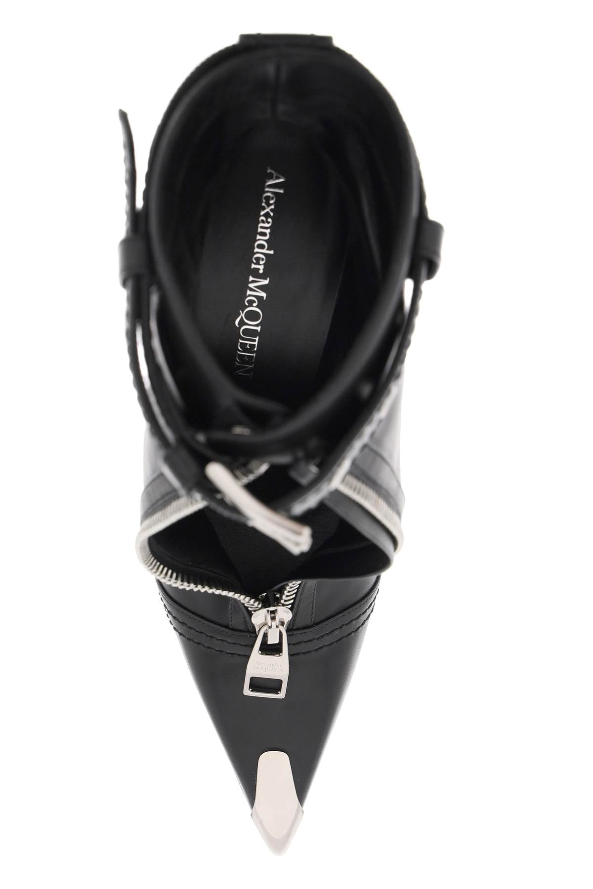 Alexander Mcqueen 'slash biker' ankle boots image 1