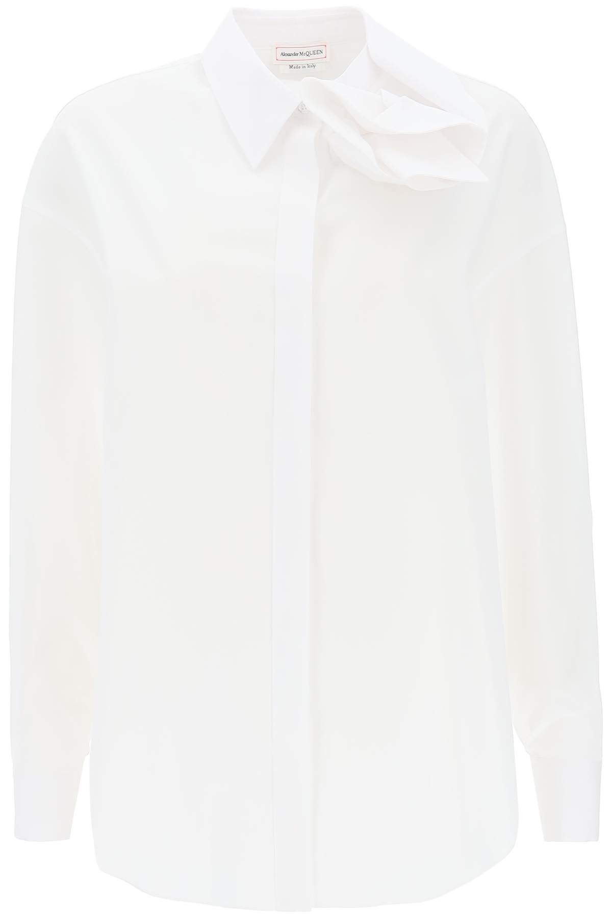 Alexander Mcqueen shirt with orchid detail image 0