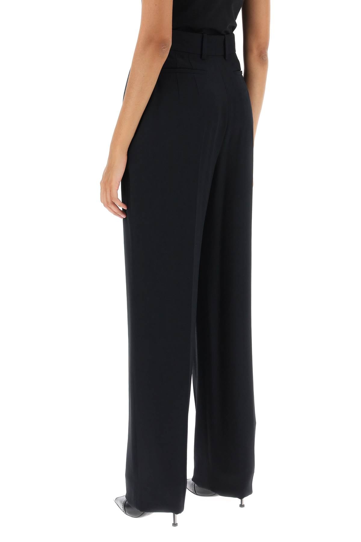 Alexander Mcqueen fluid crepe trousers image 2