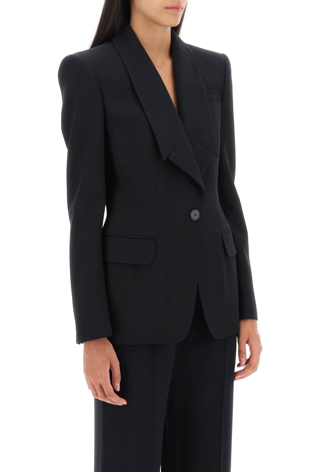 Alexander Mcqueen upside-down lapel jacket image 1