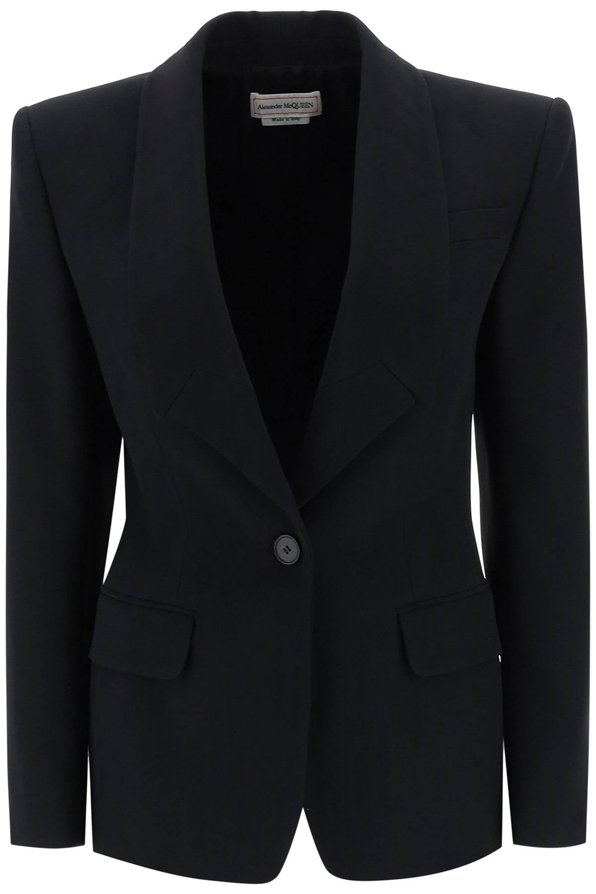 Alexander Mcqueen upside-down lapel jacket image 0