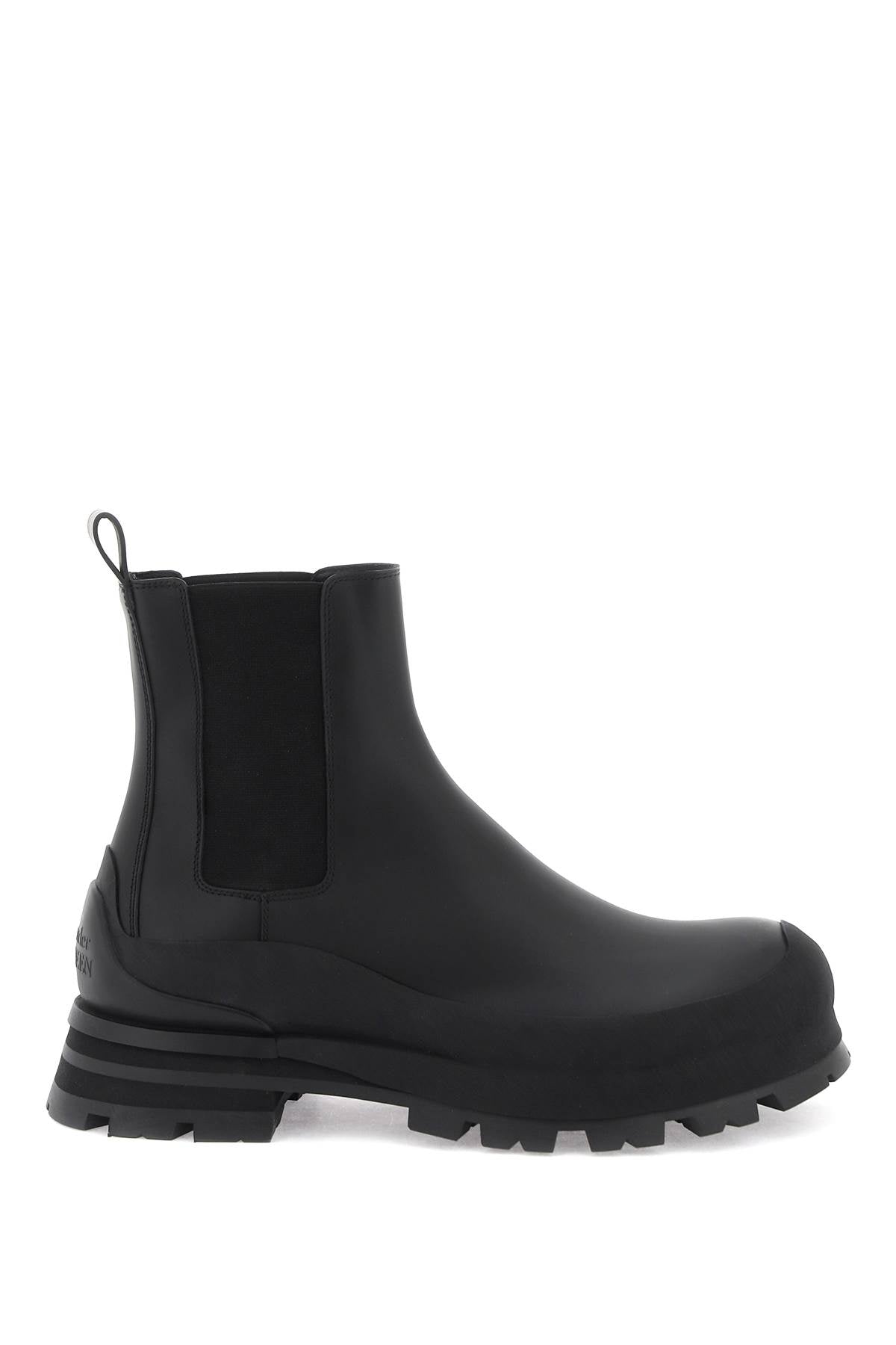 Alexander McQueen Leather Chelsea Ankle Boots image 0