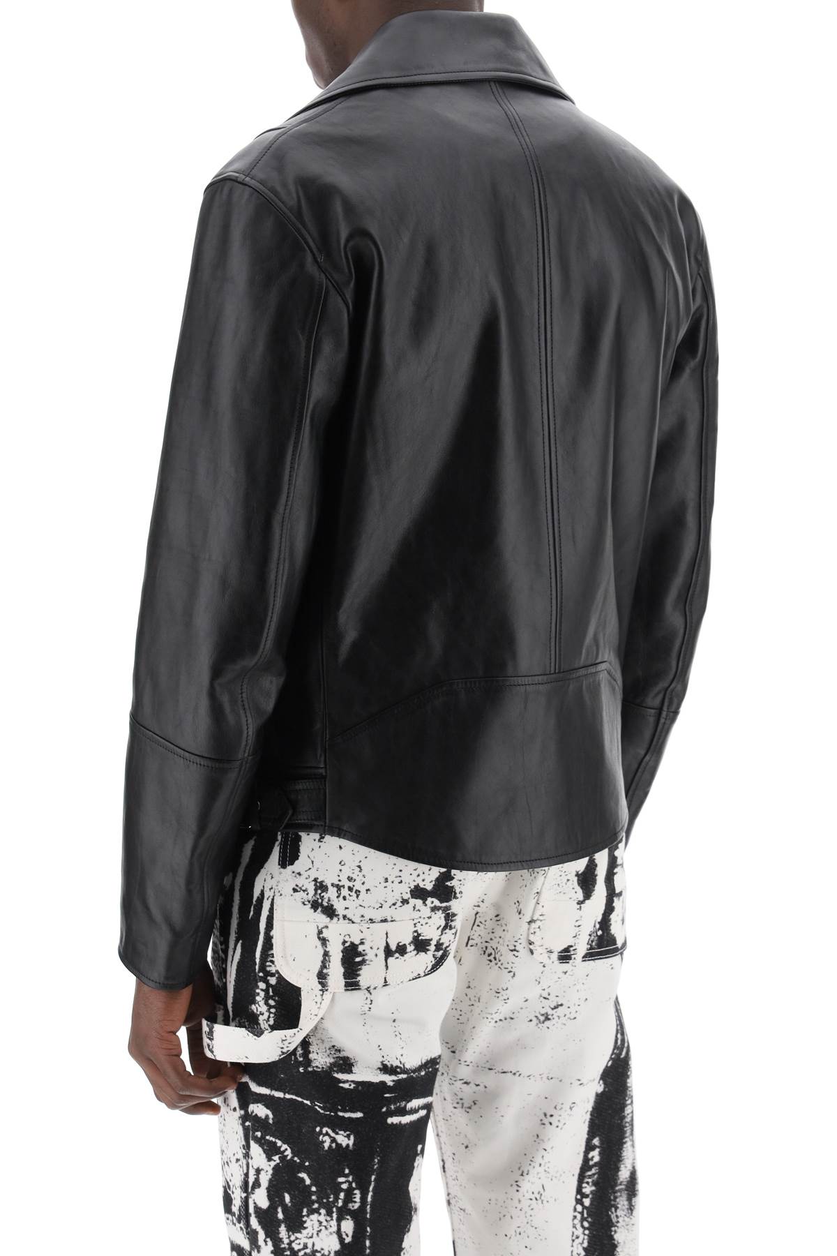 Alexander McQueen Nappa Leather Biker Jacket image 2