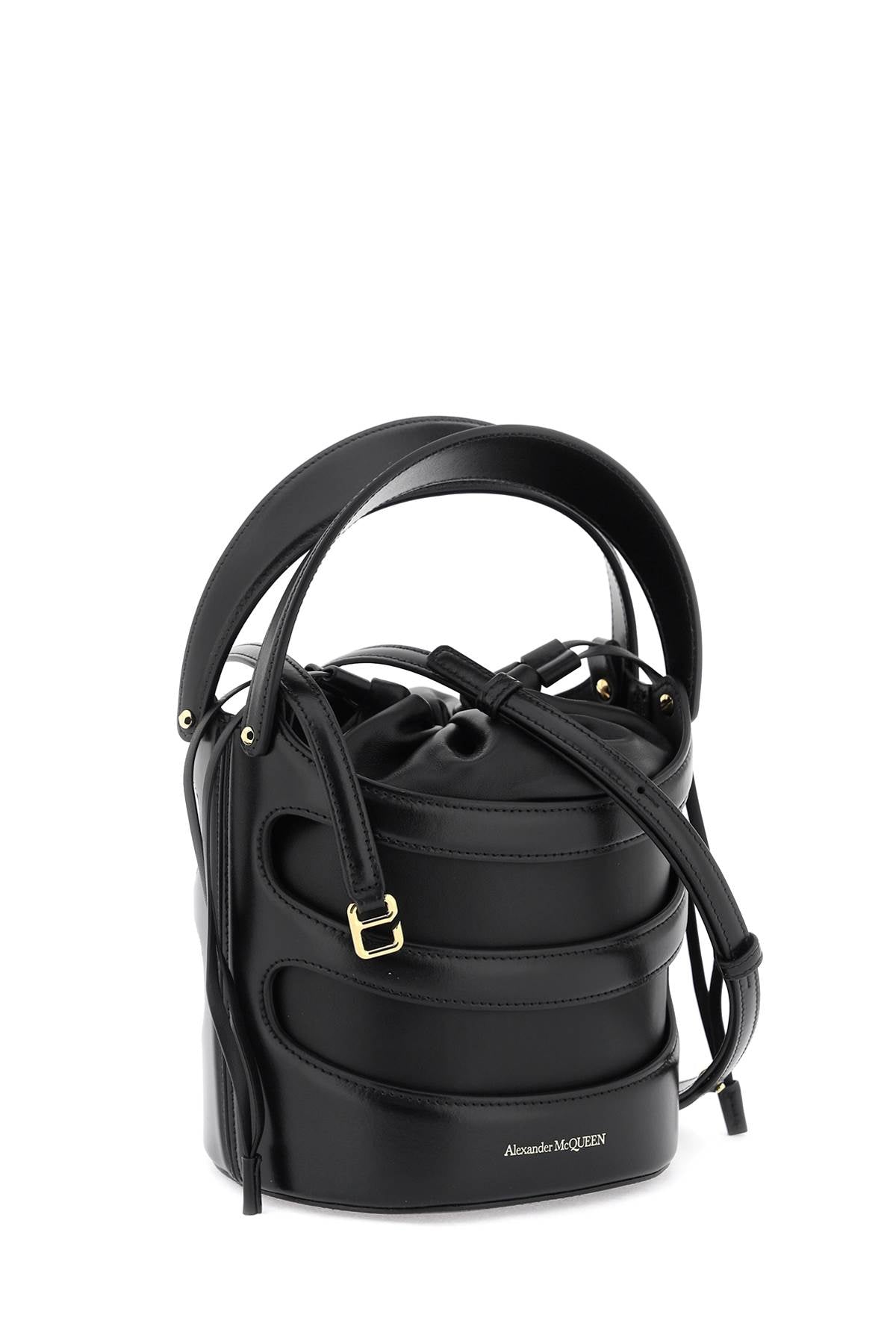 Alexander McQueen The Rise Leather Bucket Bag image 2