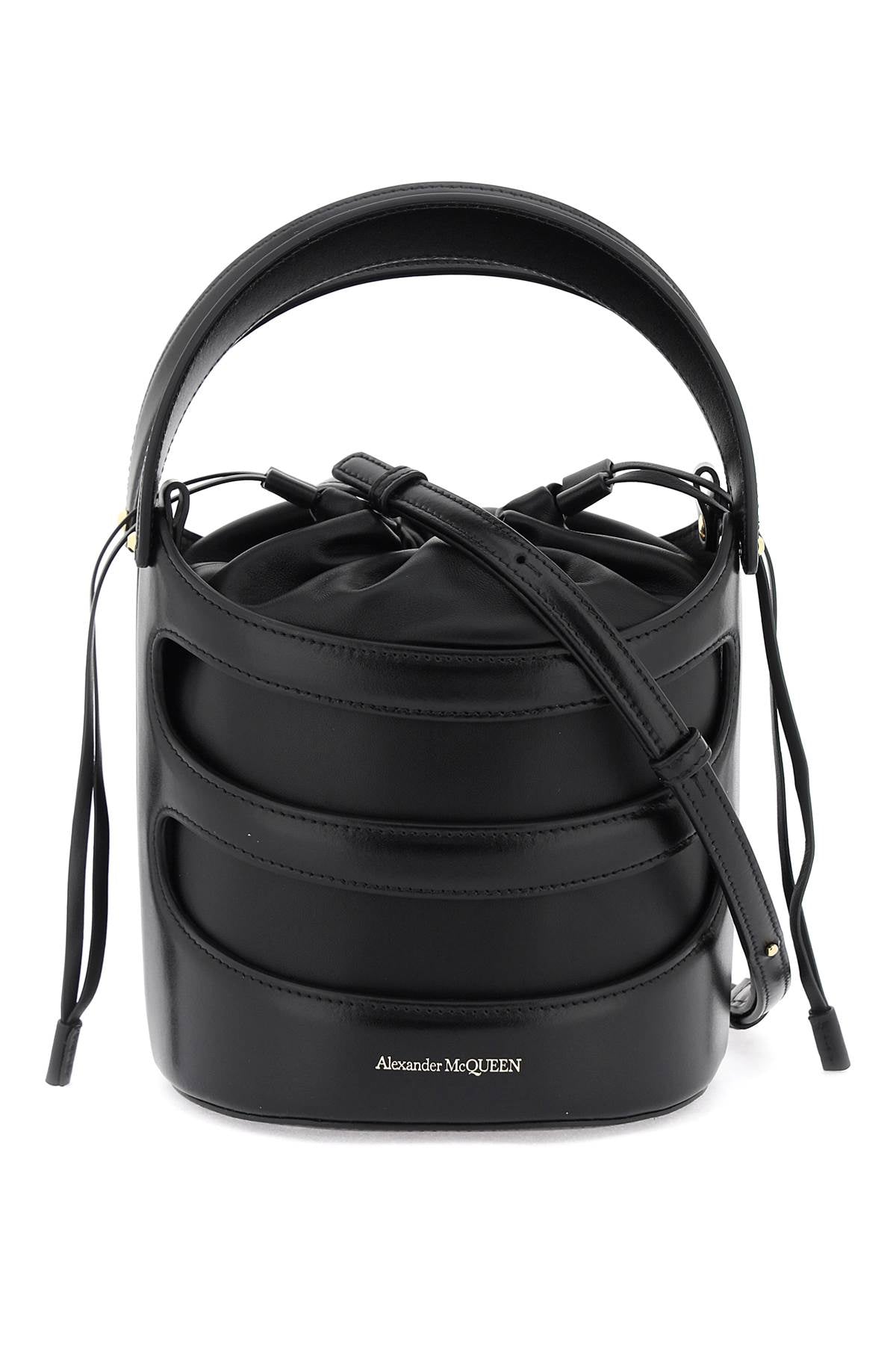 Alexander McQueen The Rise Leather Bucket Bag image 0