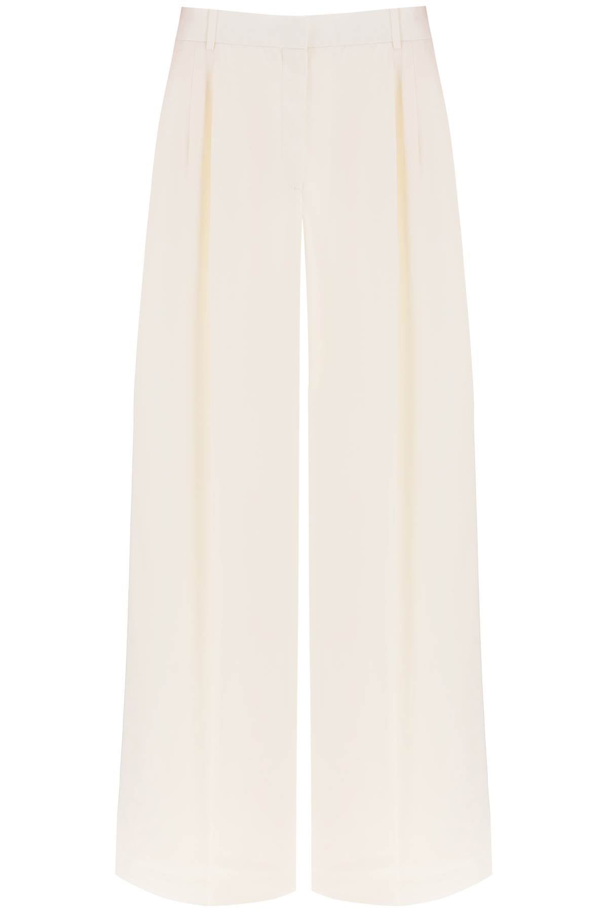 Alexander Mcqueen double pleated palazzo pants with image 0