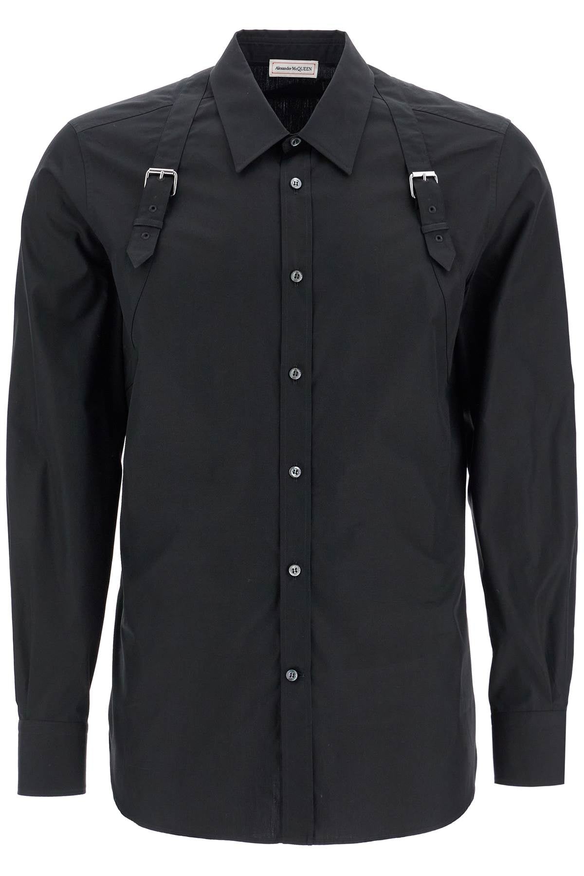 Alexander McQueen Men's Poplin Harness Shirt image 0