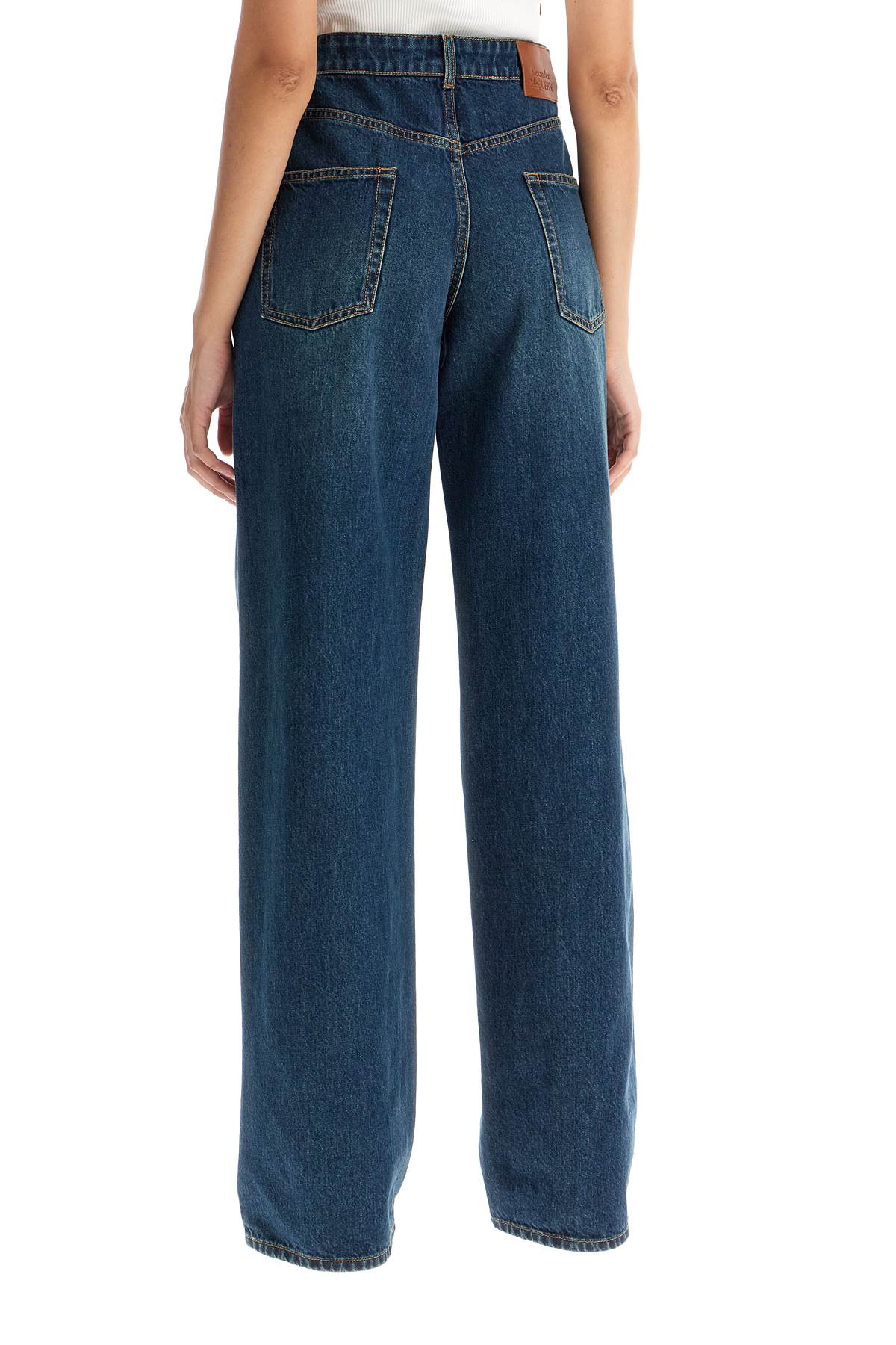 Alexander McQueen High-Waisted Wide Leg Jeans image 2