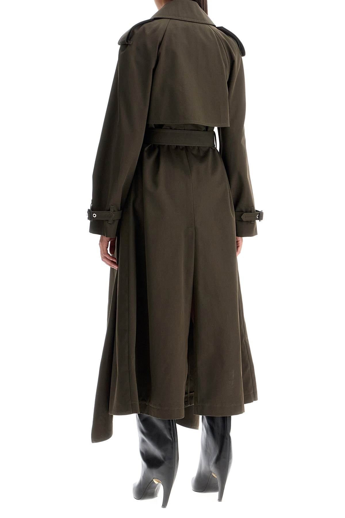 Alexander McQueen Double-Breasted Gabardine Trench Coat image 2