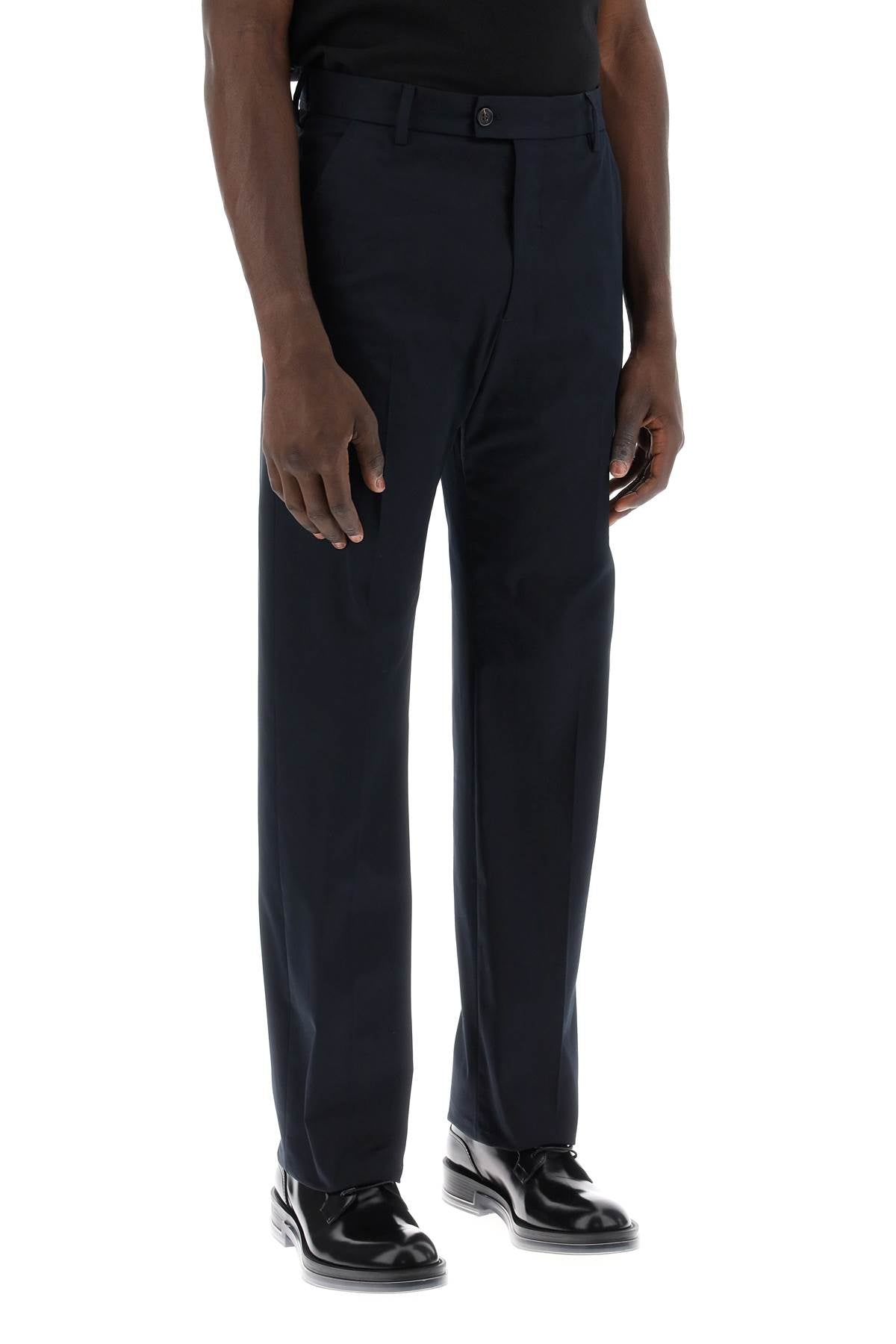 Alexander Mcqueen chino pants with logo lettering on the image 1