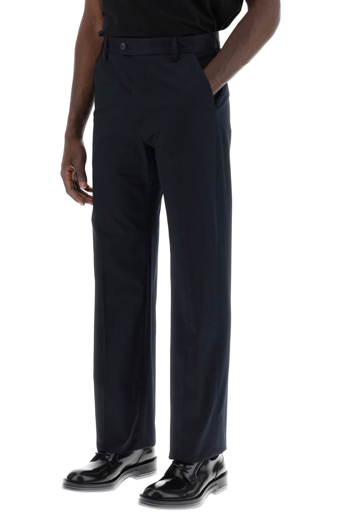 Alexander Mcqueen chino pants with logo lettering on the image 3