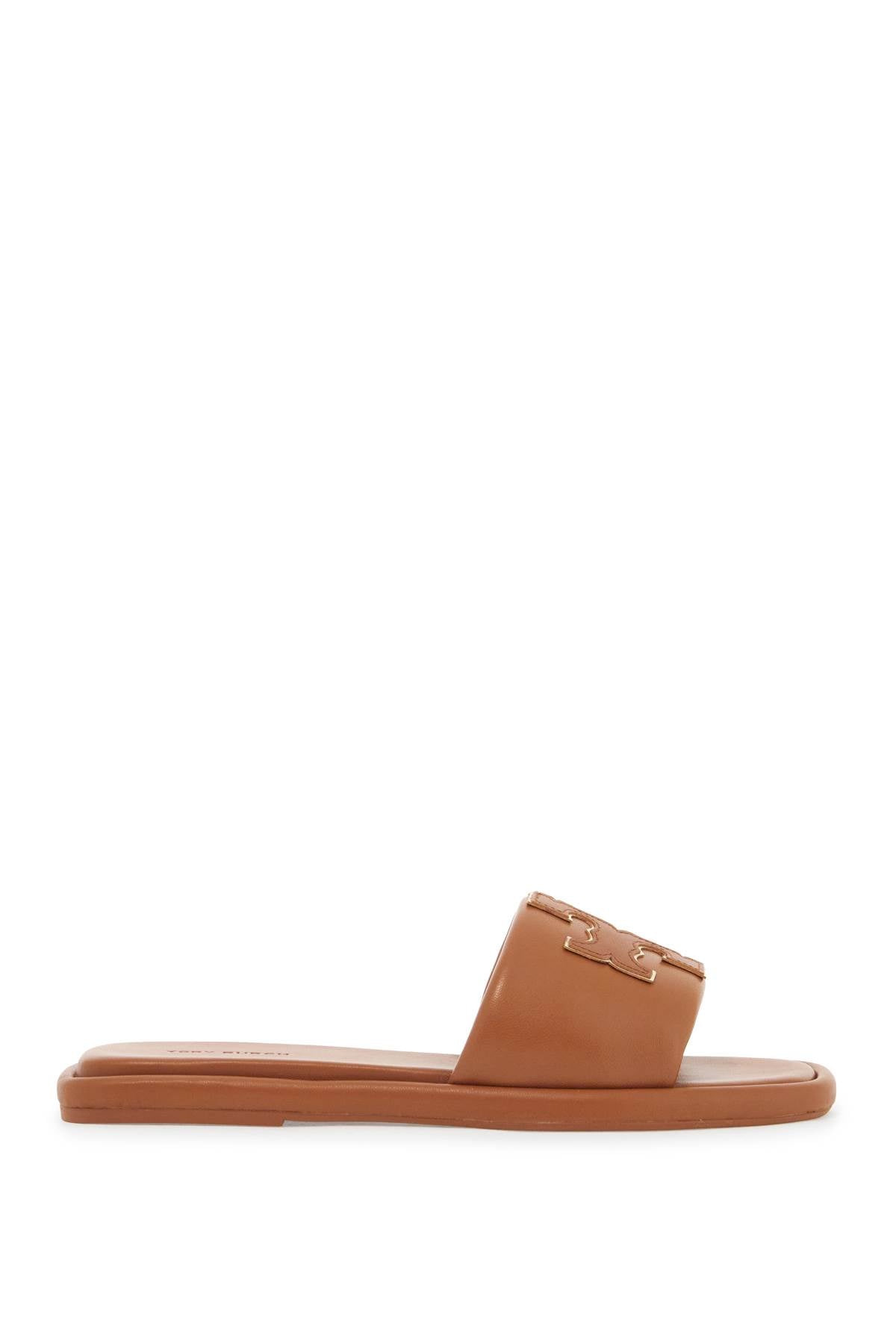 Tory Burch Double T Leather Slides image 0