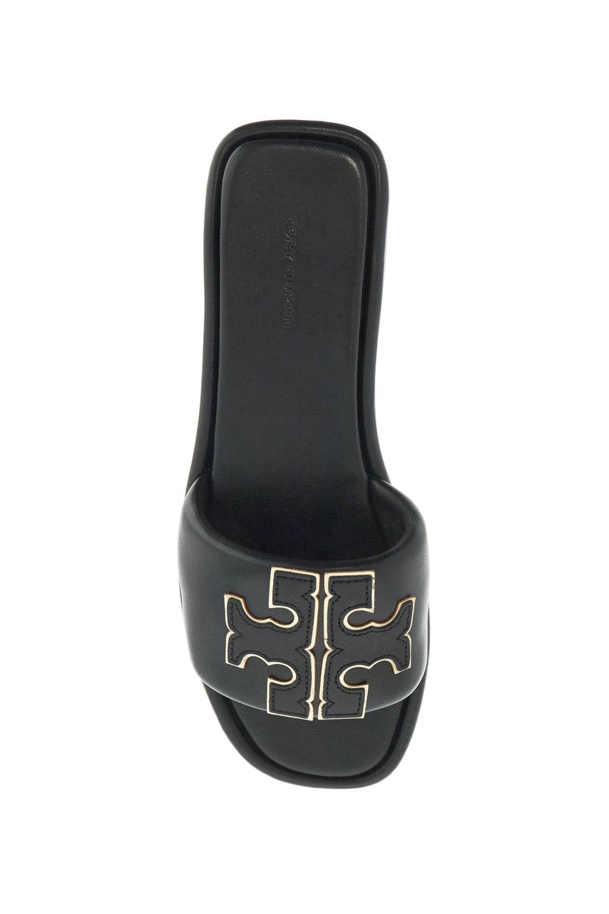 Tory Burch Double T Leather Slides image 1