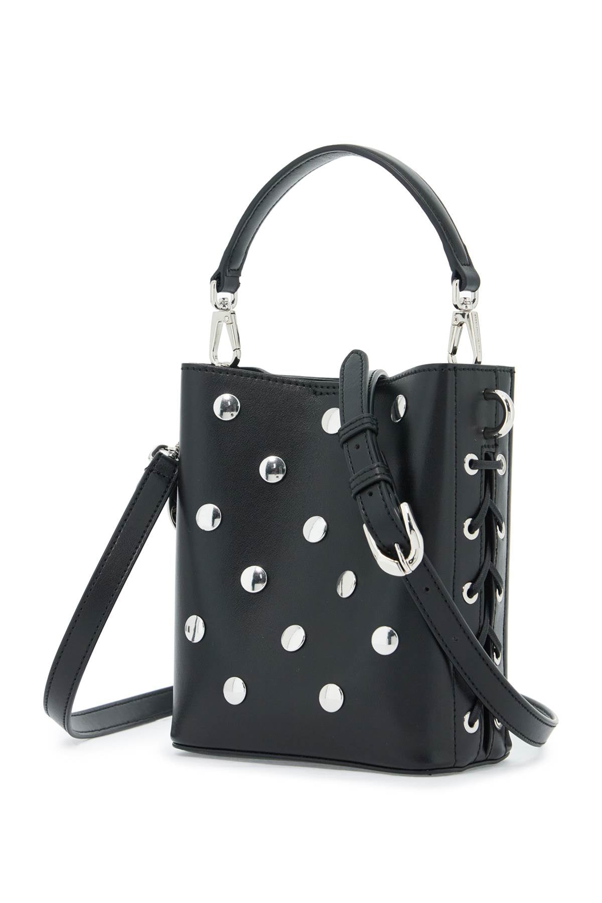 Stella McCartney mini bucket bag frayme with studs image 2