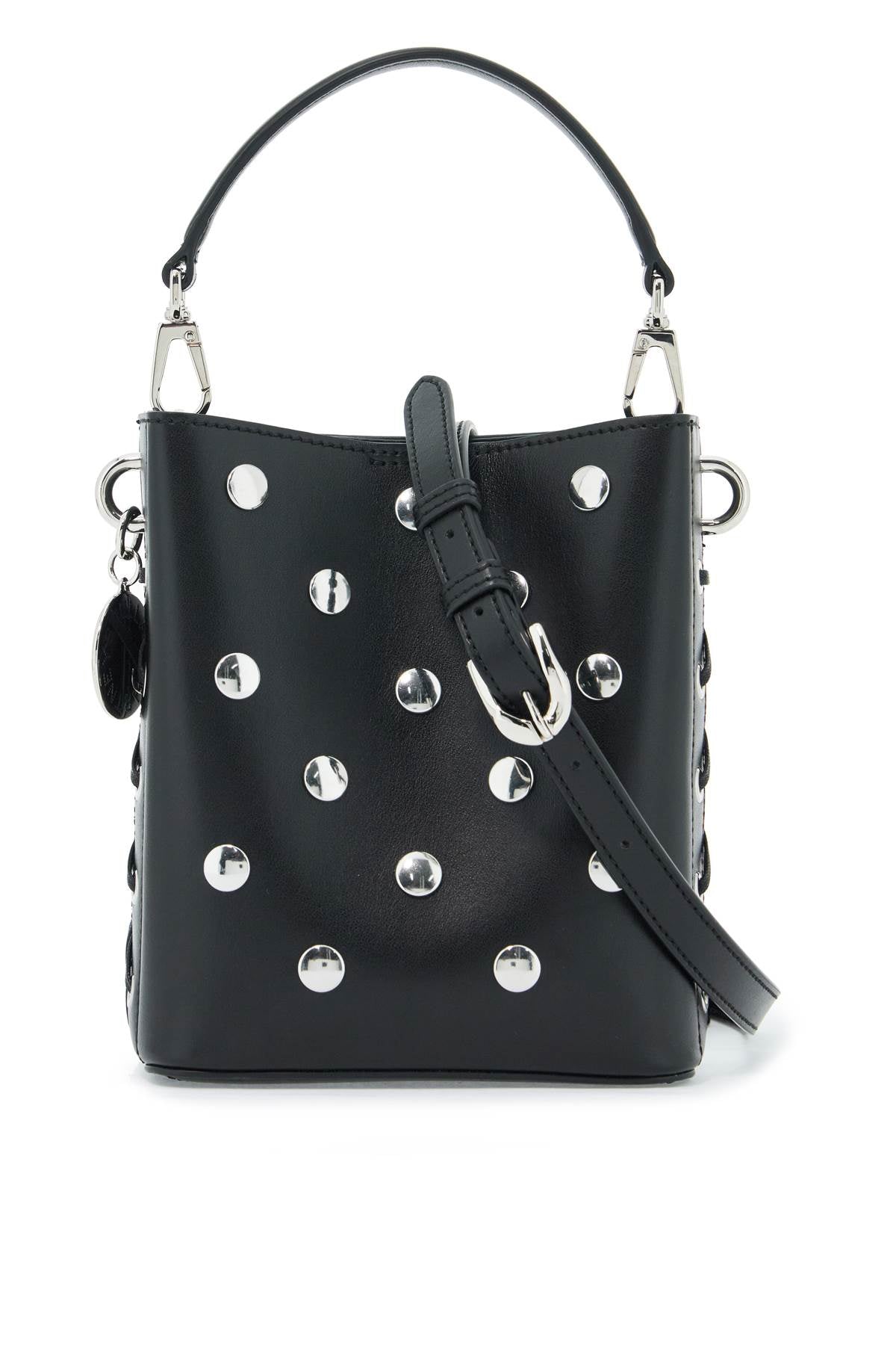 Stella McCartney mini bucket bag frayme with studs image 0