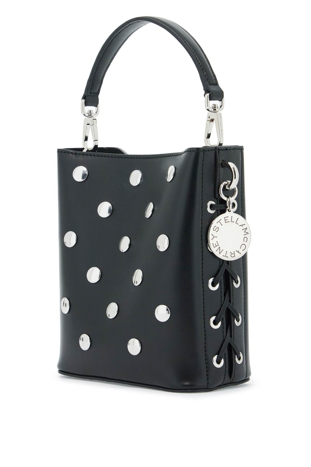 Stella McCartney mini bucket bag frayme with studs image 1