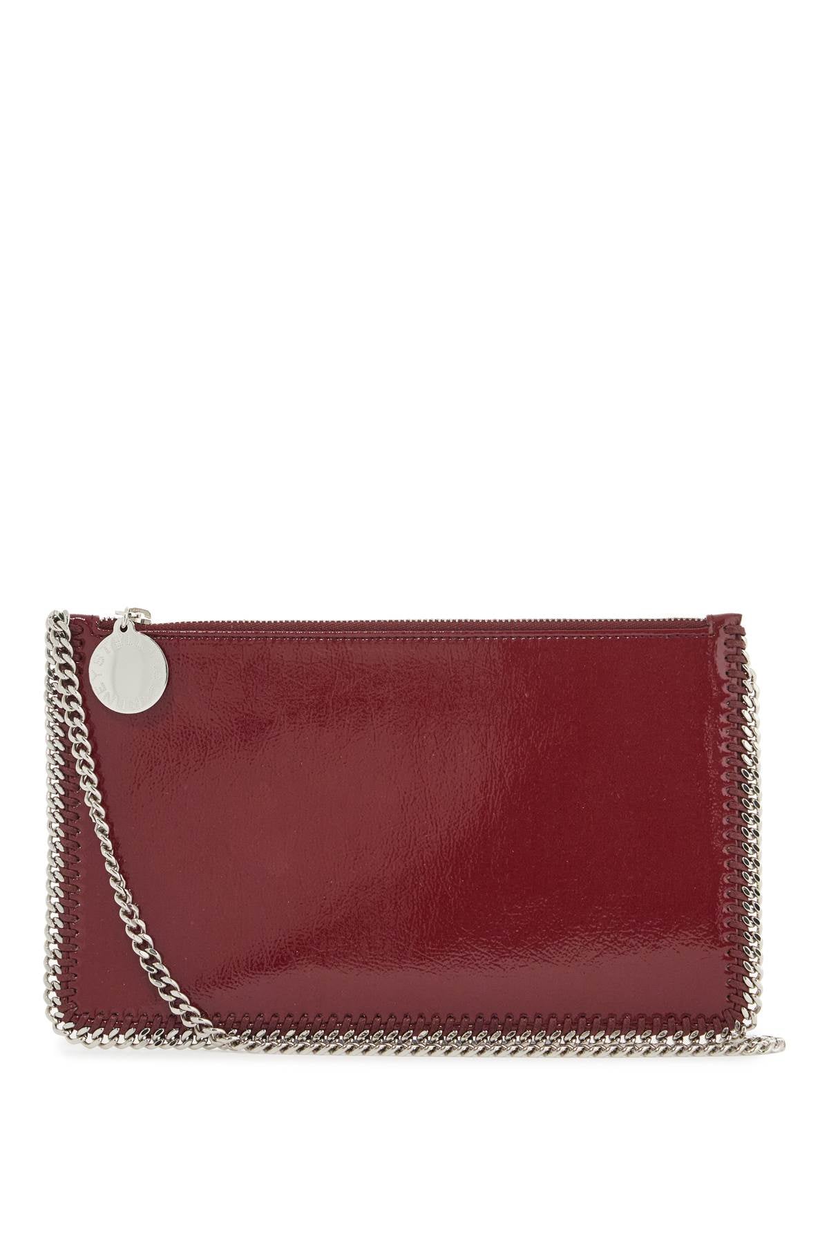 Stella McCartney Falabella Ecovernice Clutch with Chain Strap image 0