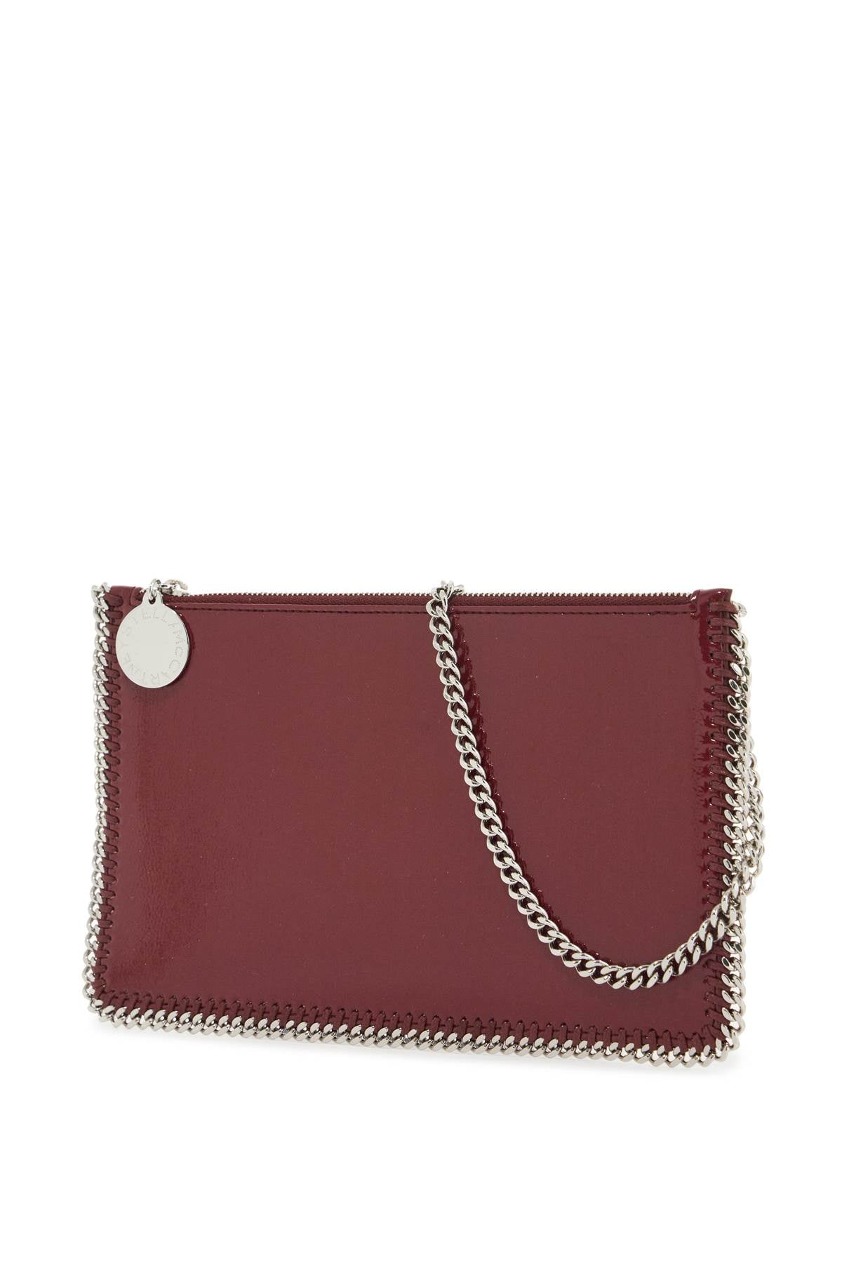 Stella McCartney Falabella Ecovernice Clutch with Chain Strap image 2