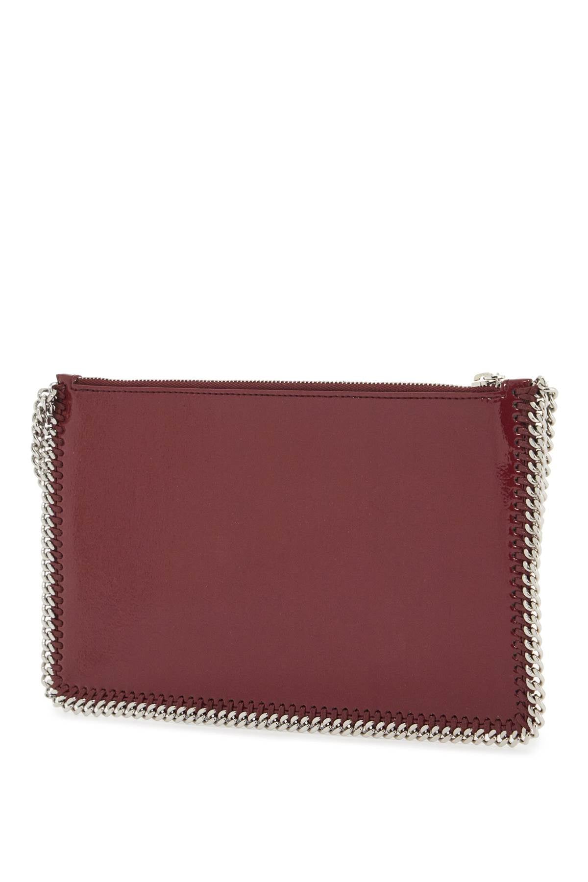 Stella McCartney Falabella Ecovernice Clutch with Chain Strap image 1