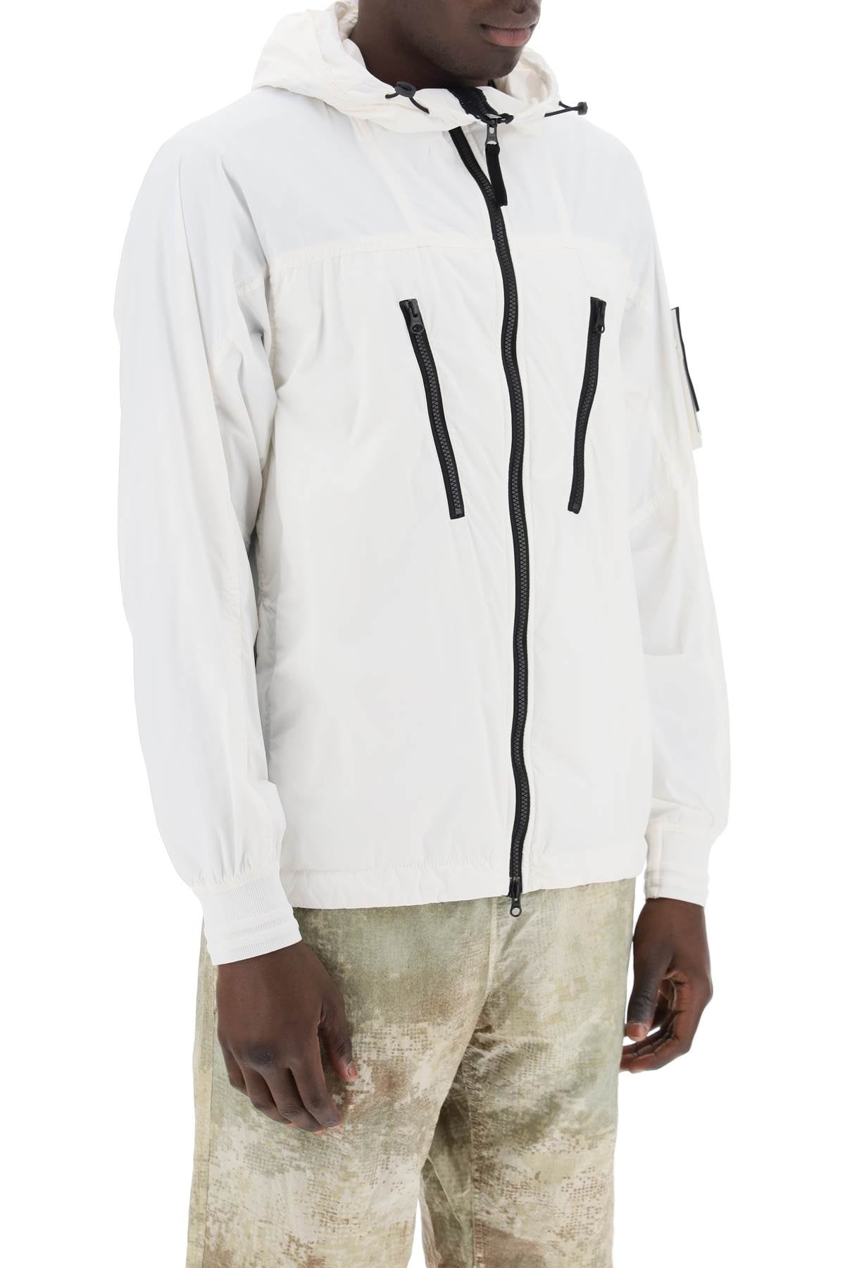 Stone Island Packable Nylon-TC Jacket with Removable Badge image 1