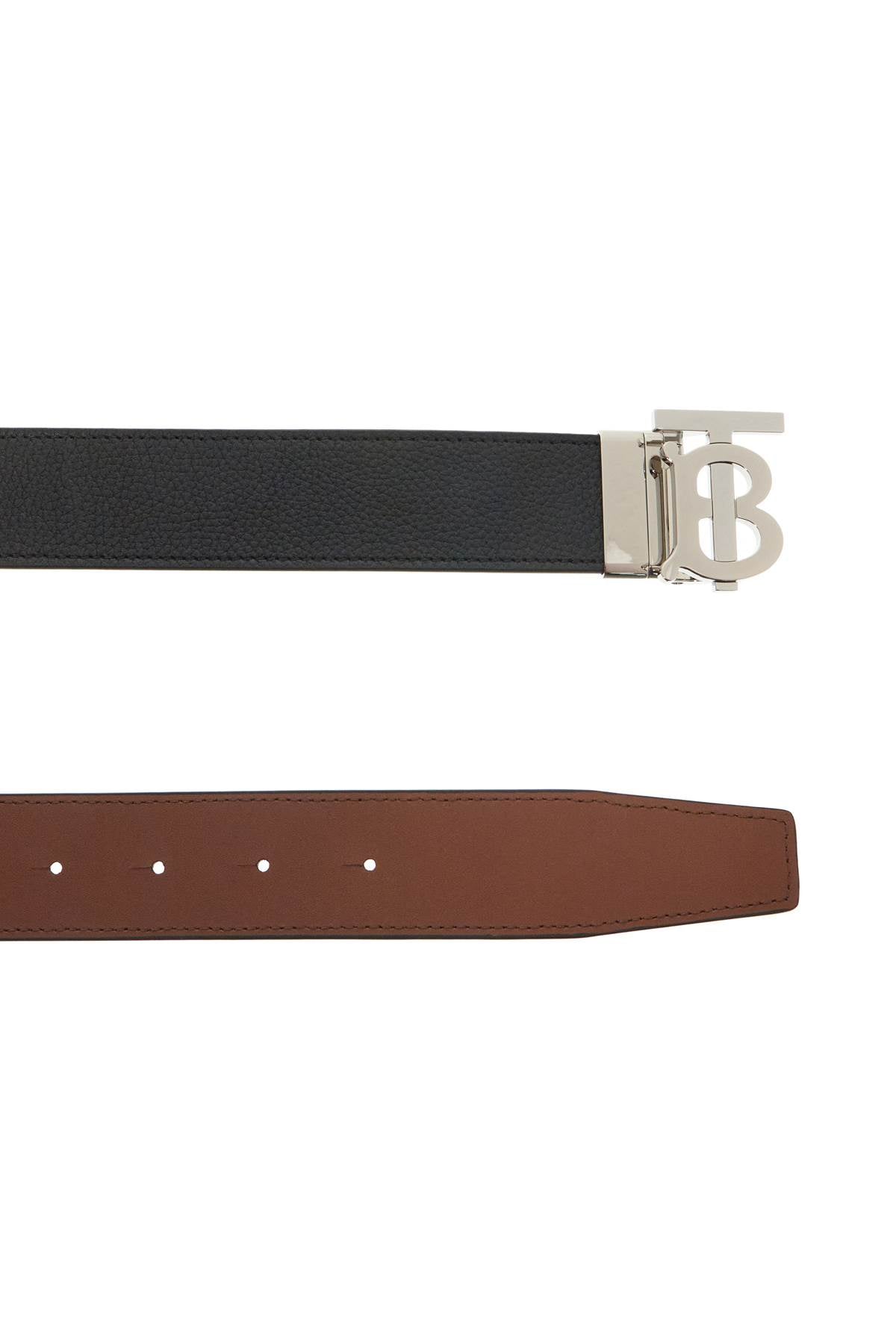 Burberry Reversible TB Monogram Leather Belt image 1