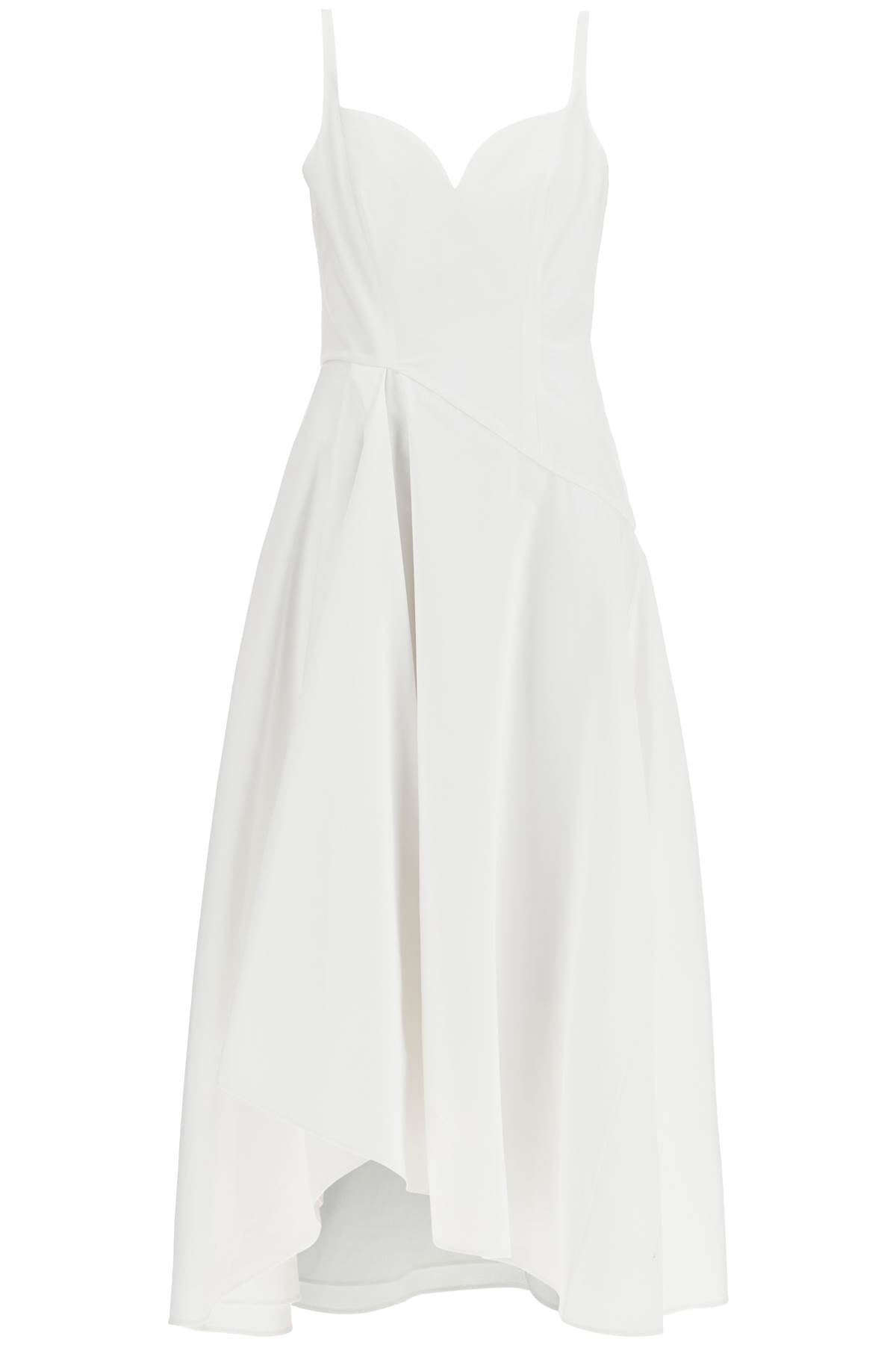 Alexander Mcqueen midi dress with sweetheart neckline image 0