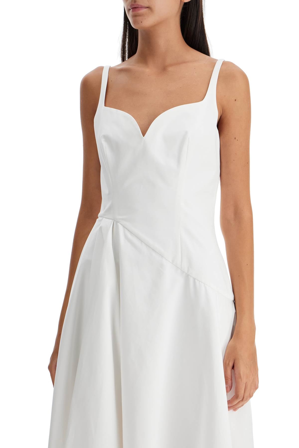 Alexander Mcqueen midi dress with sweetheart neckline image 3