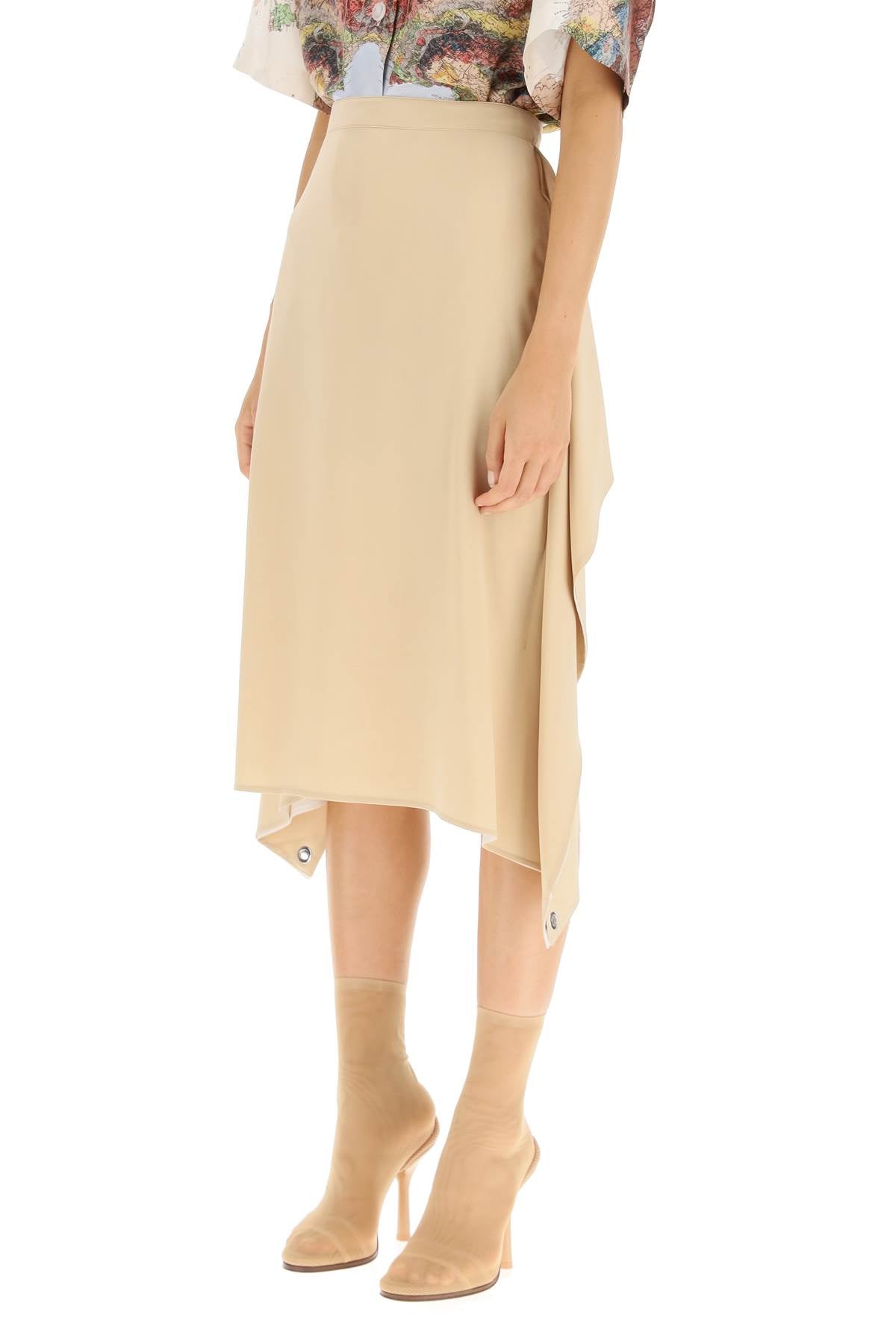 Burberry 'thea' silk midi skirt image 3