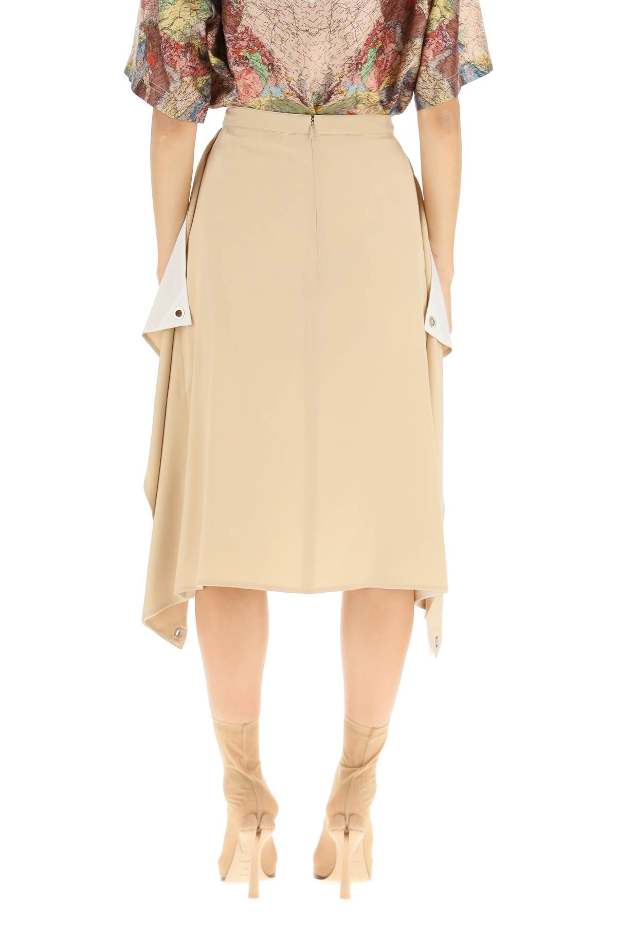 Burberry 'thea' silk midi skirt image 2