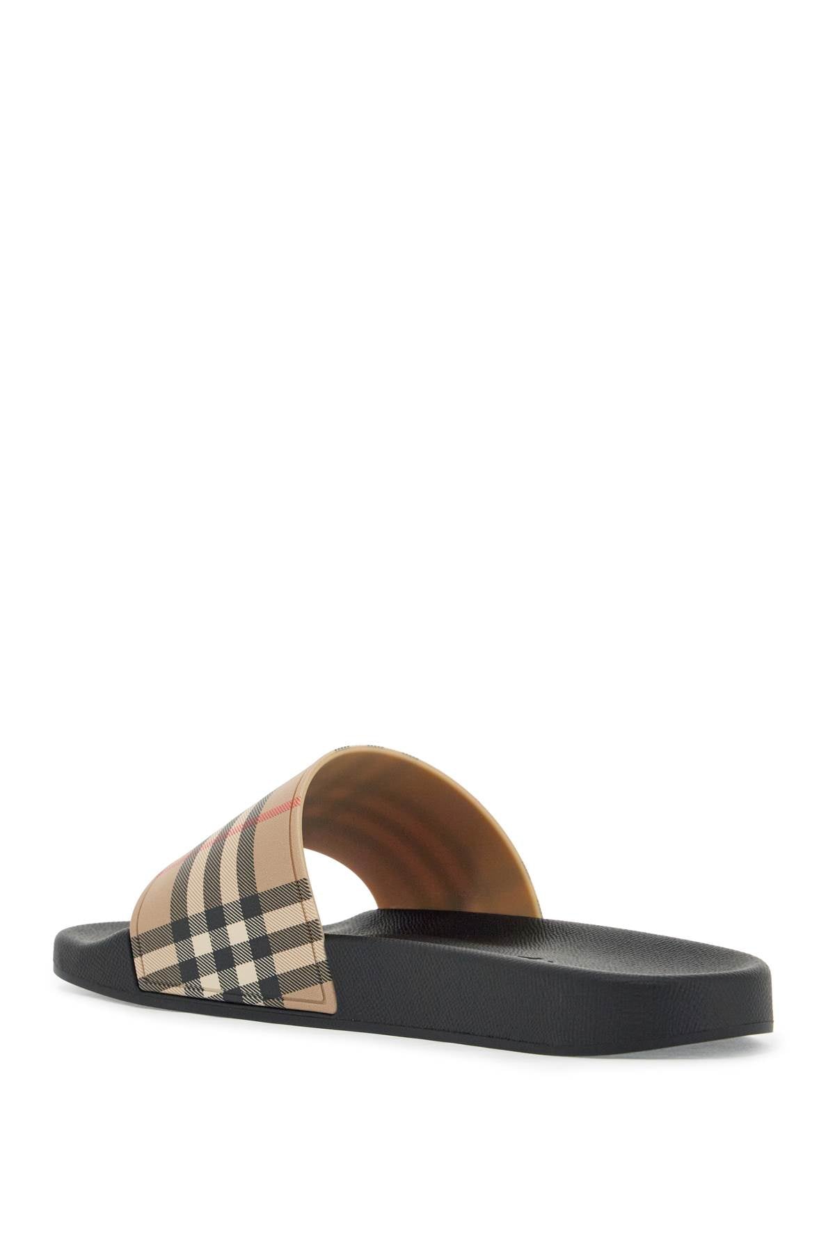 Burberry Tartan Print Rubber Slides image 2