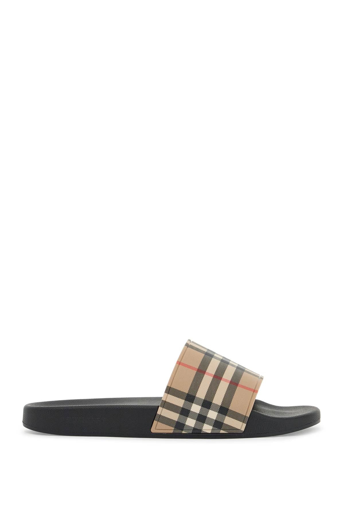 Burberry Tartan Print Rubber Slides image 0