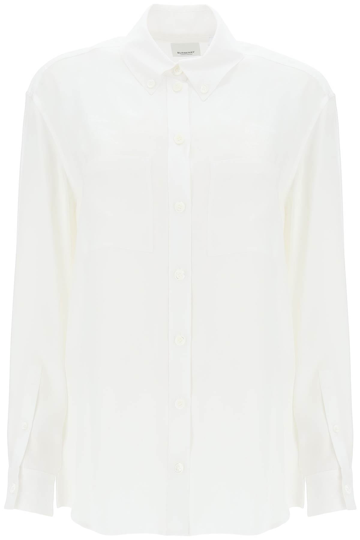 Burberry Ivana Silk Twill Shirt with EKD Pattern image 0