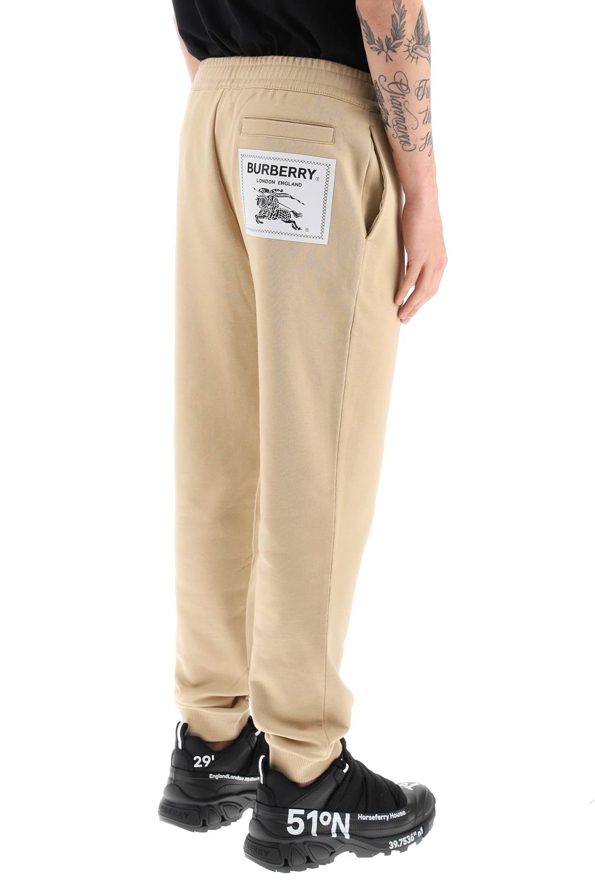 Burberry cotton sweatpants with prorsum label image 2