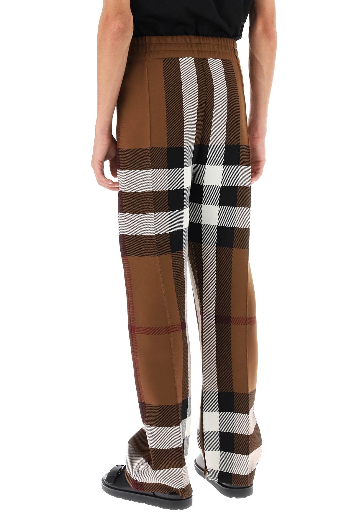 Burberry check track pants image 2