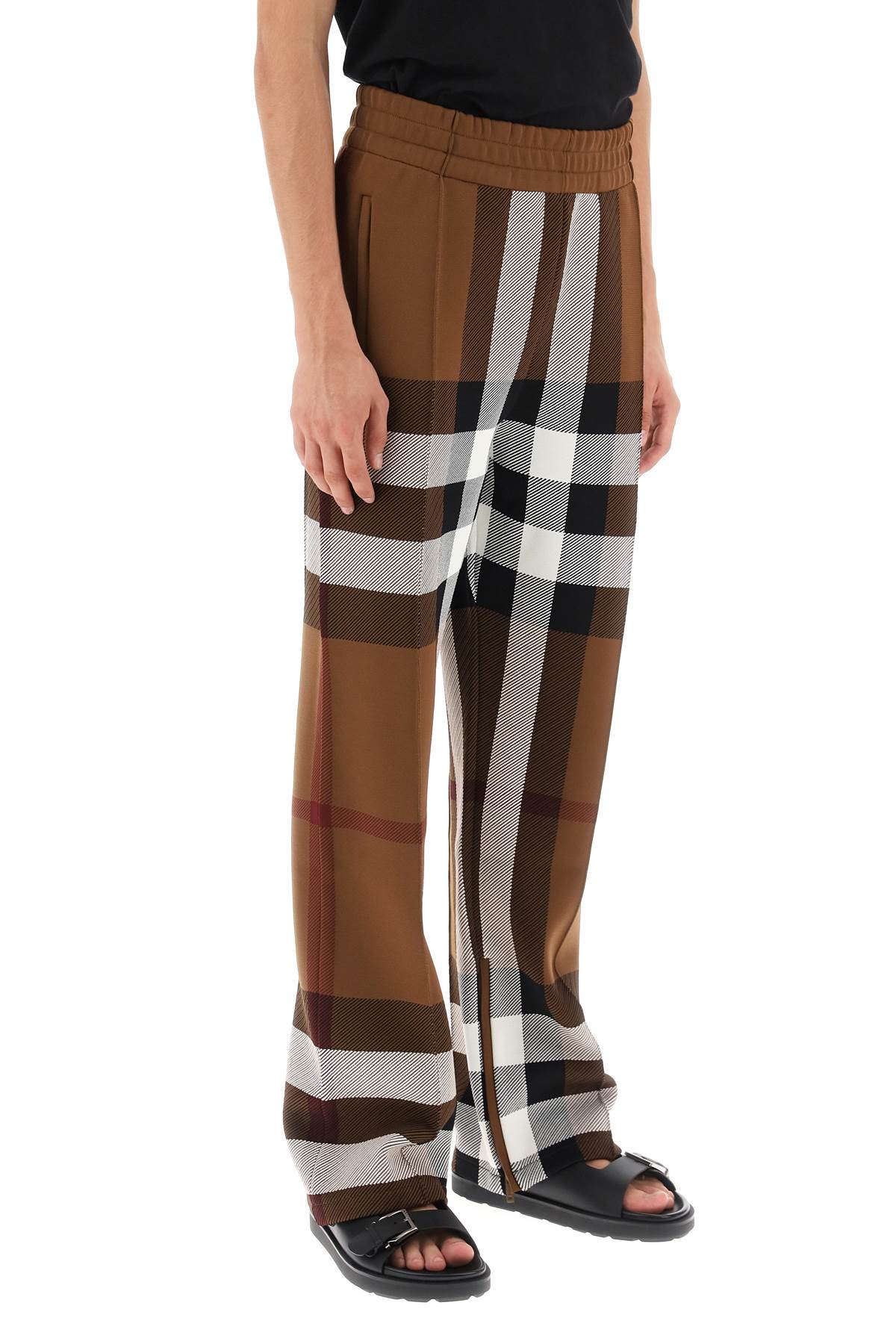 Burberry check track pants image 1